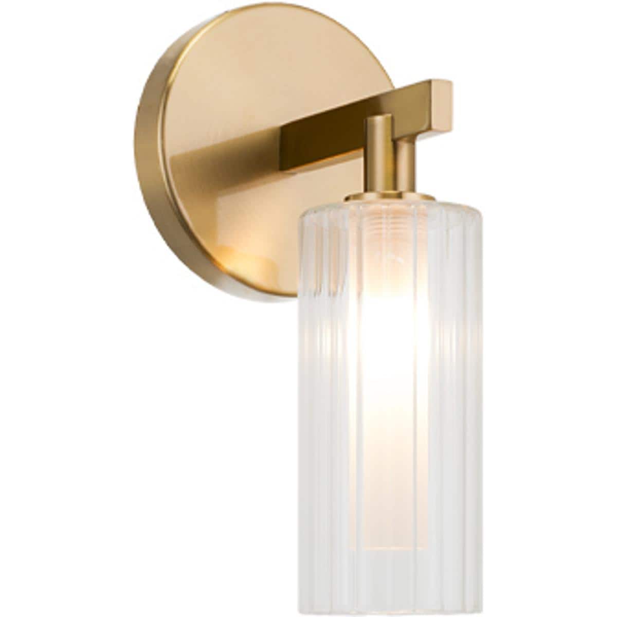 Matteo  Lighting W60801AG Kristof LED 475 inch Aged Gold Brass Wall Sconce Wall Light