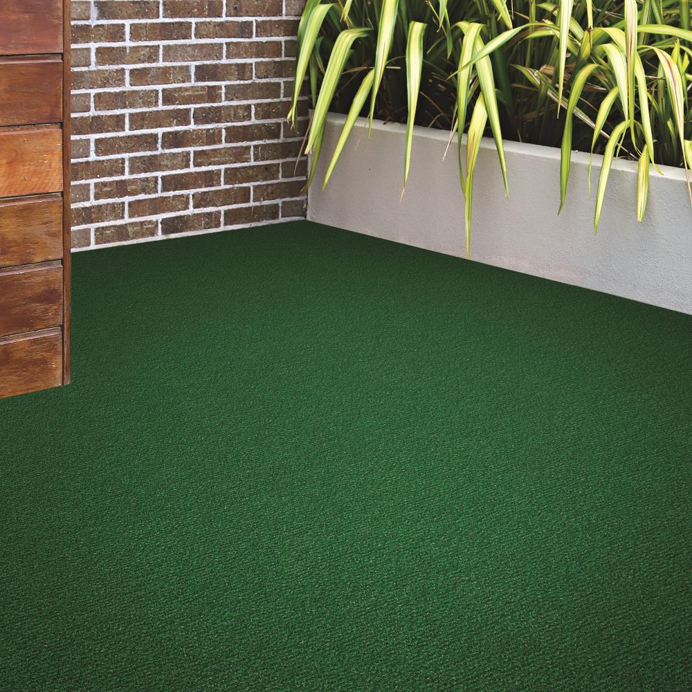 Fresh Cut Green Plush Carpet Indoor Or