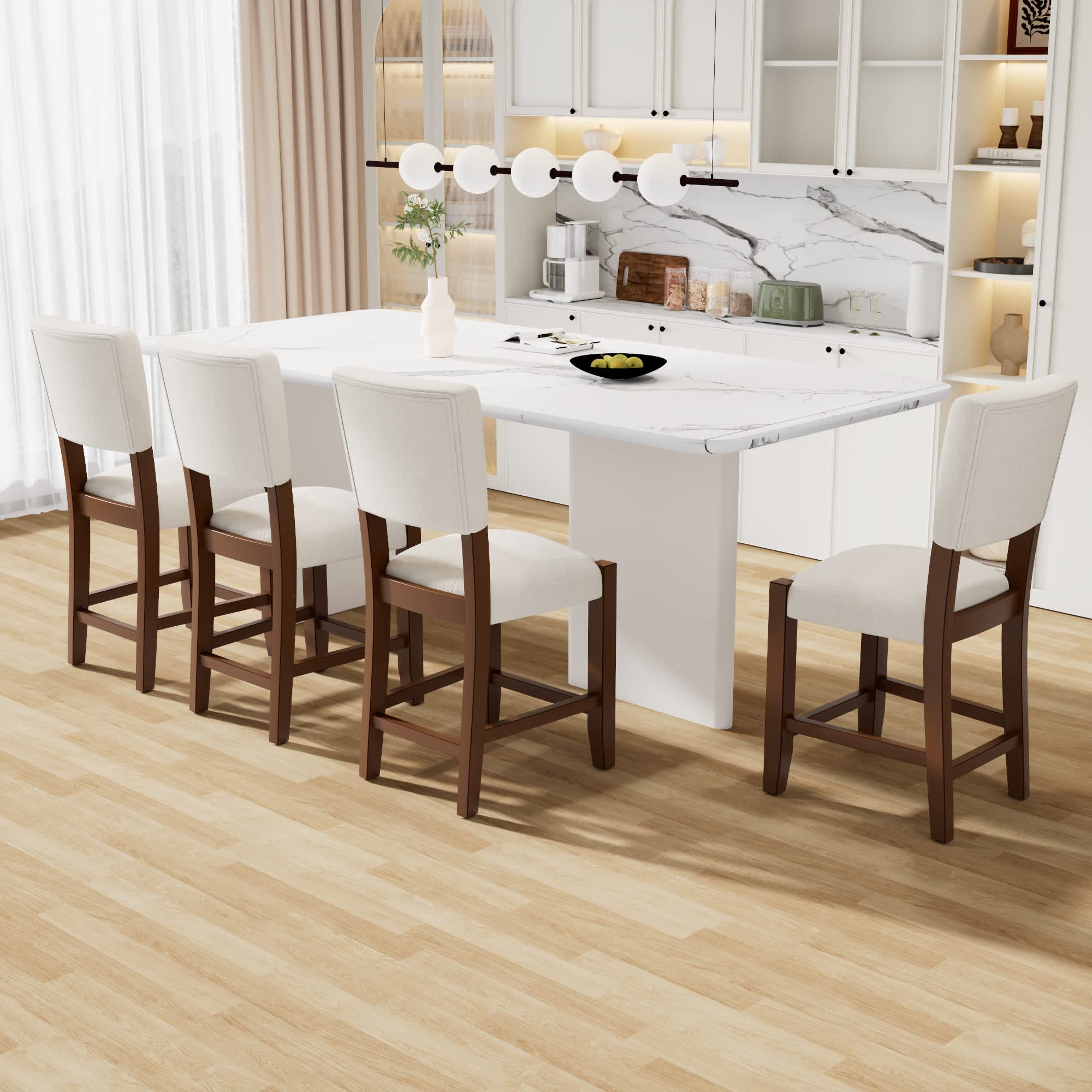 Vynxaria LEXY0173-DJCY-2WHB Dining-Chairs - View #6