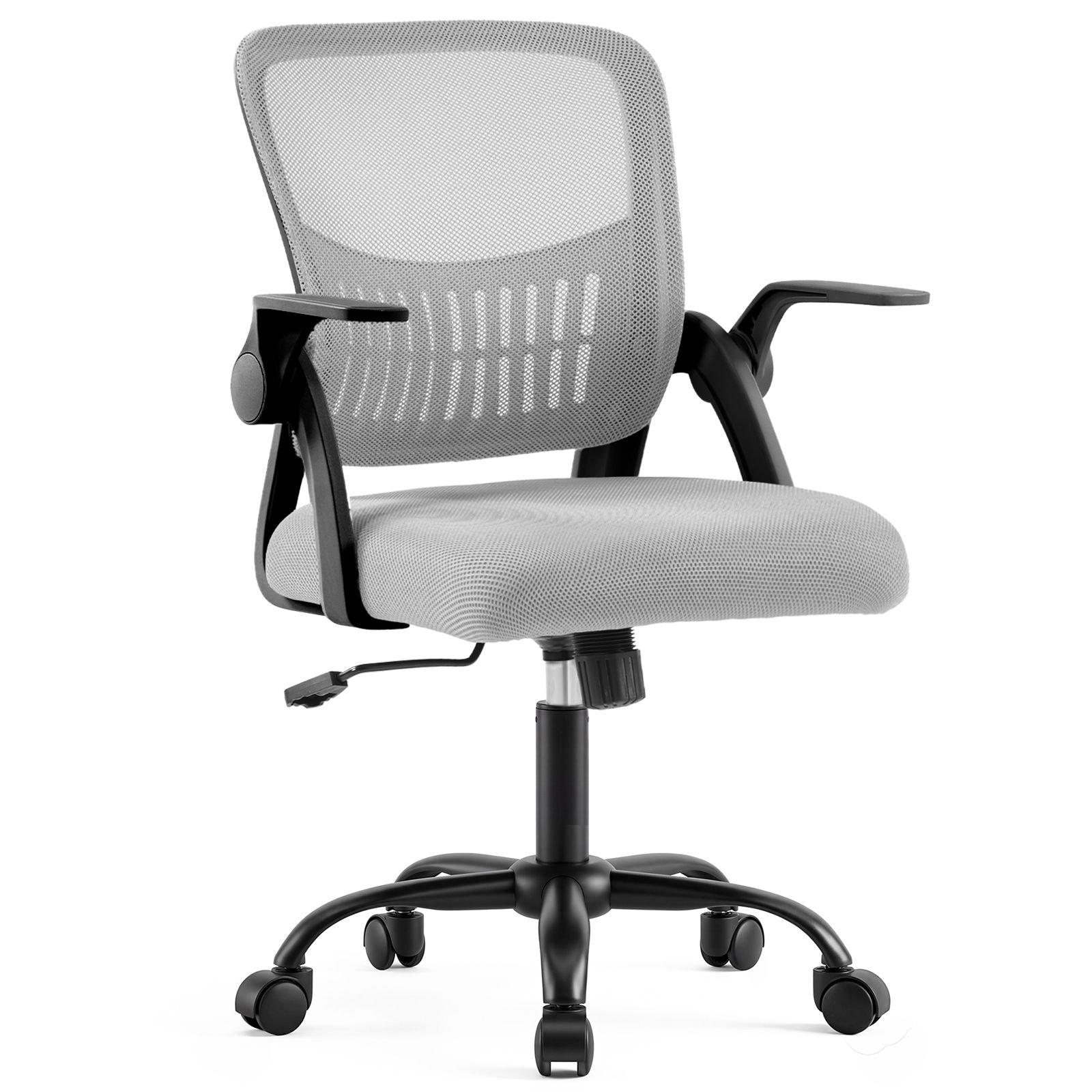 JUSHUA - Ergonomic Office Seating Mid-Back Desk Chairs Featuring Adjustable Height Swivel Functio...