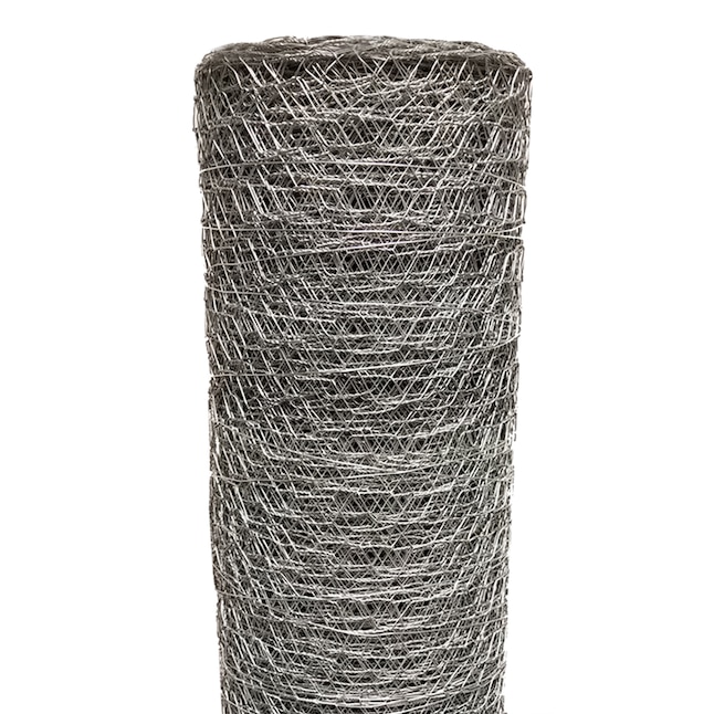Acorn International 150-ft x 6-ft 20-Gauge Silver Galvanized Steel Chicken  Wire Rolled Fencing with Mesh Size 2-in in the Rolled Fencing department at