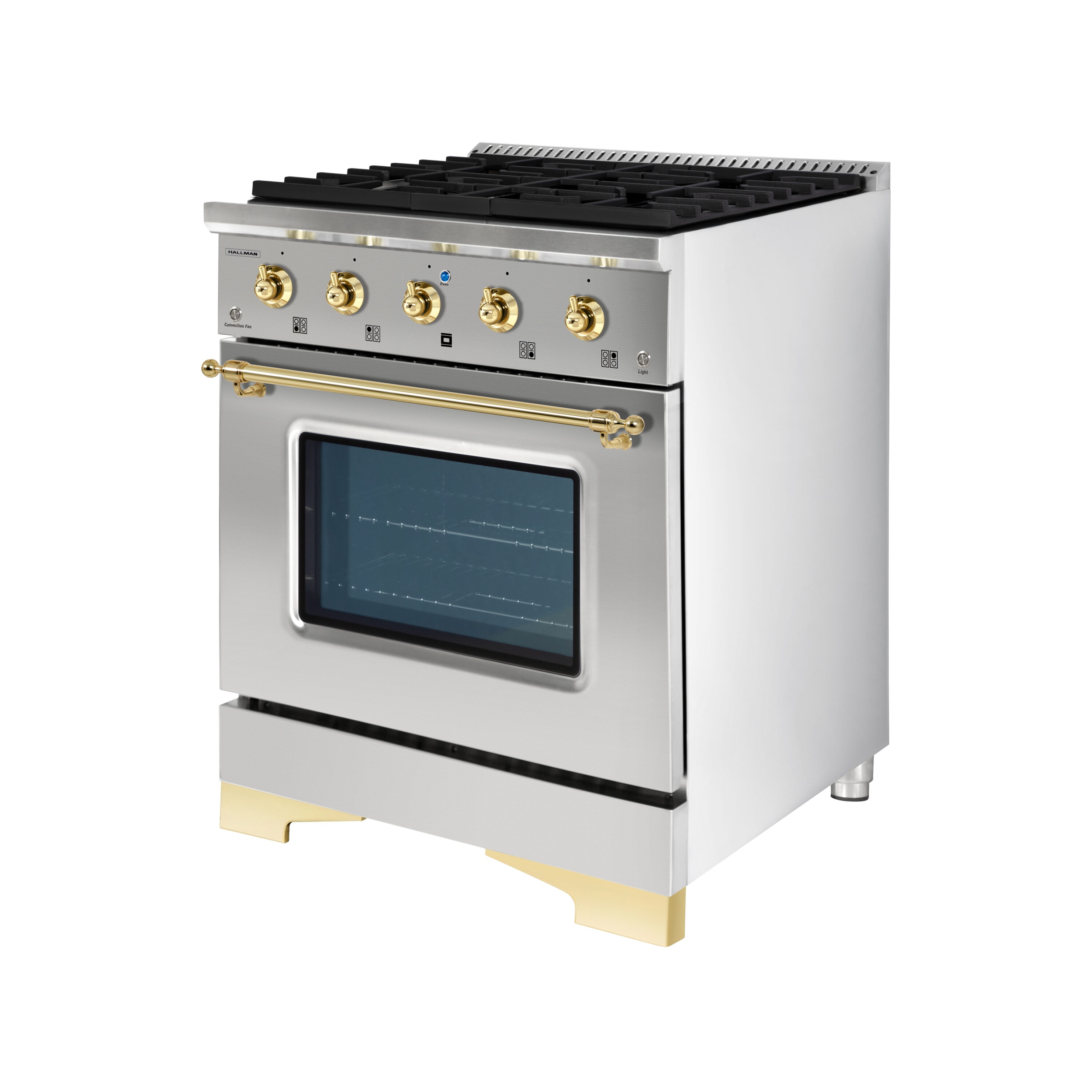 Hallman HCLRDF30BSSS Dual-Fuel-Ranges - View #2