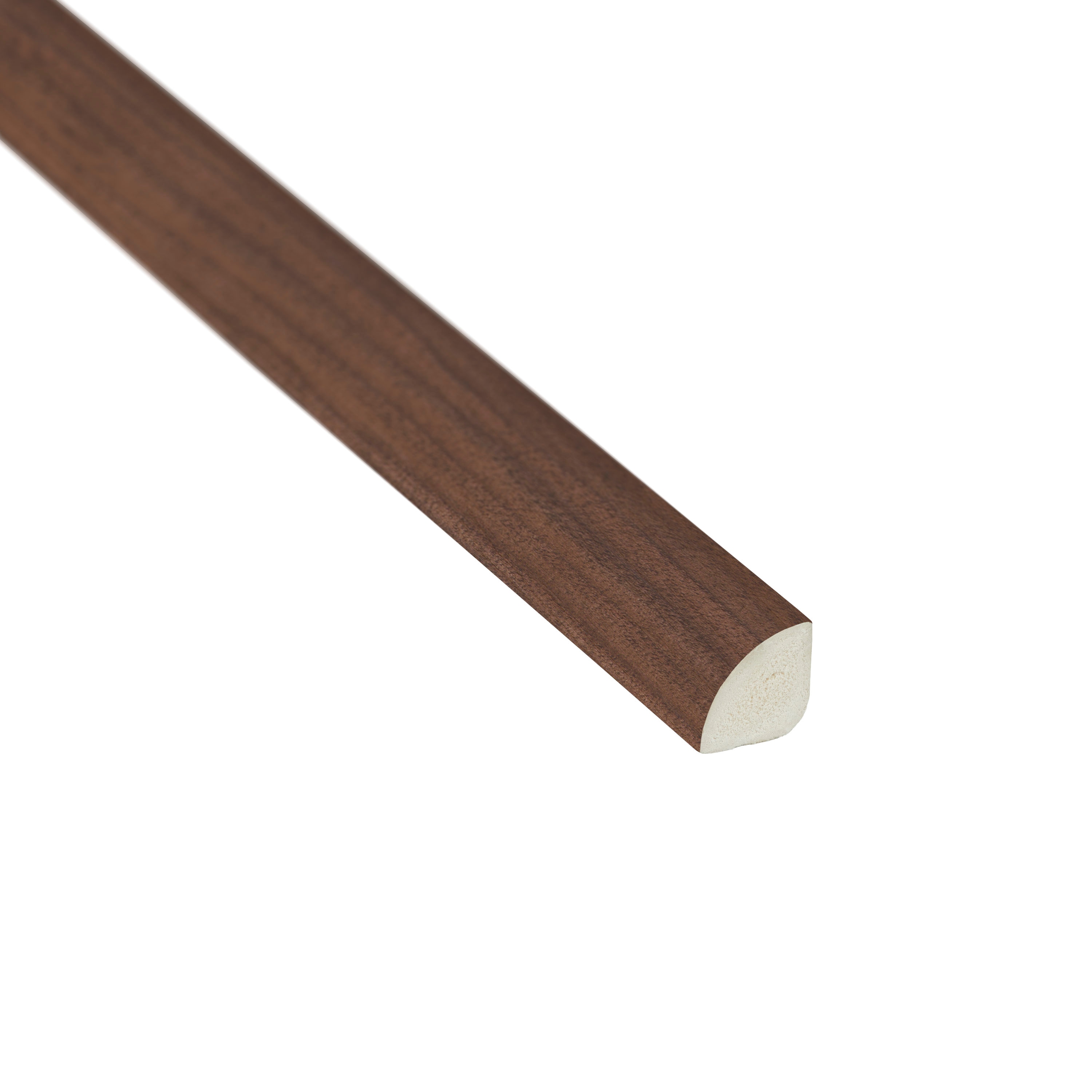 SMARTCORE LMQSU07207 Ultra XL Walnut 0.70-in T x 0.70-in W x 94.49-in L Vinyl Quarter round