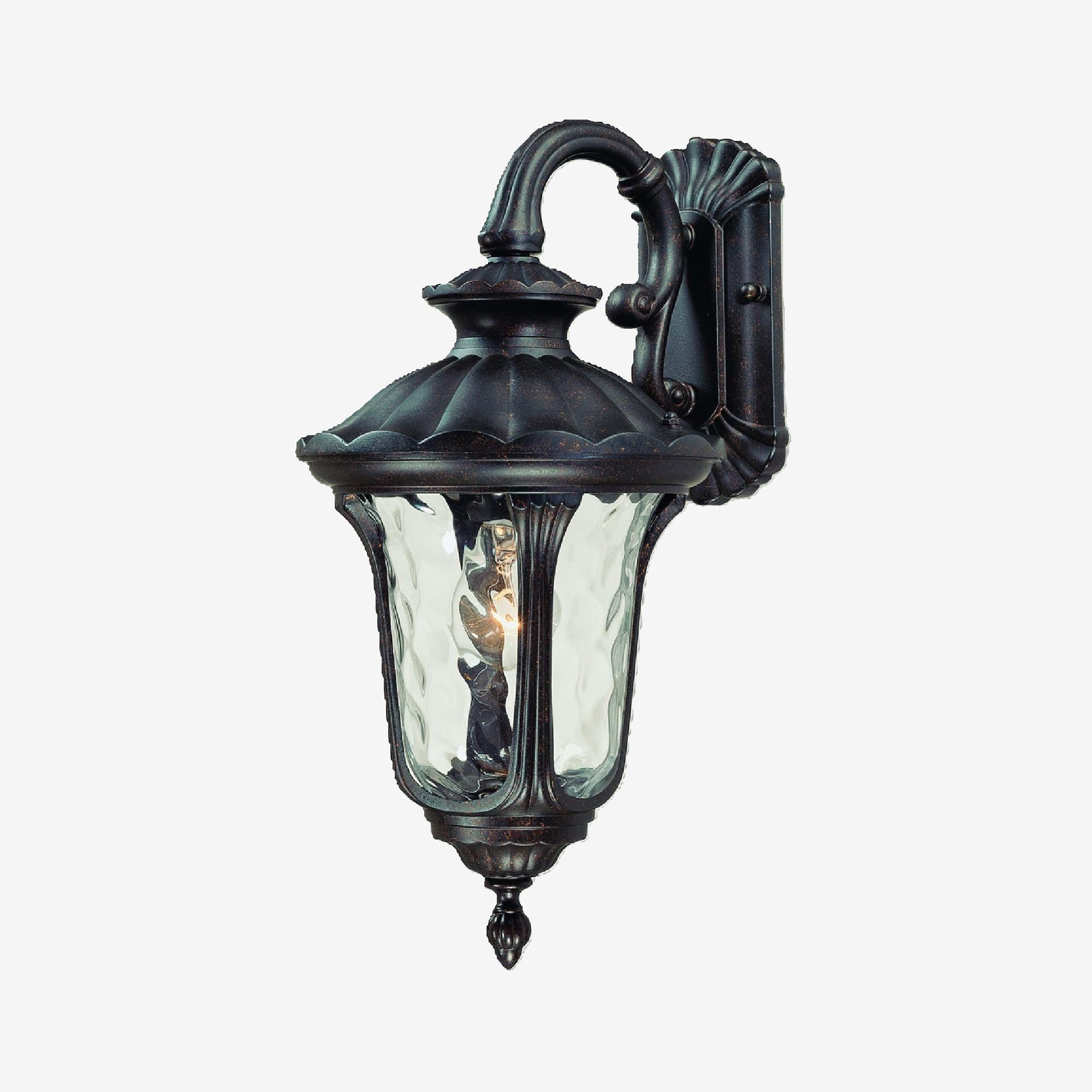Tavira Antique Bronze Outdoor Wall Sconce with Clear Glass