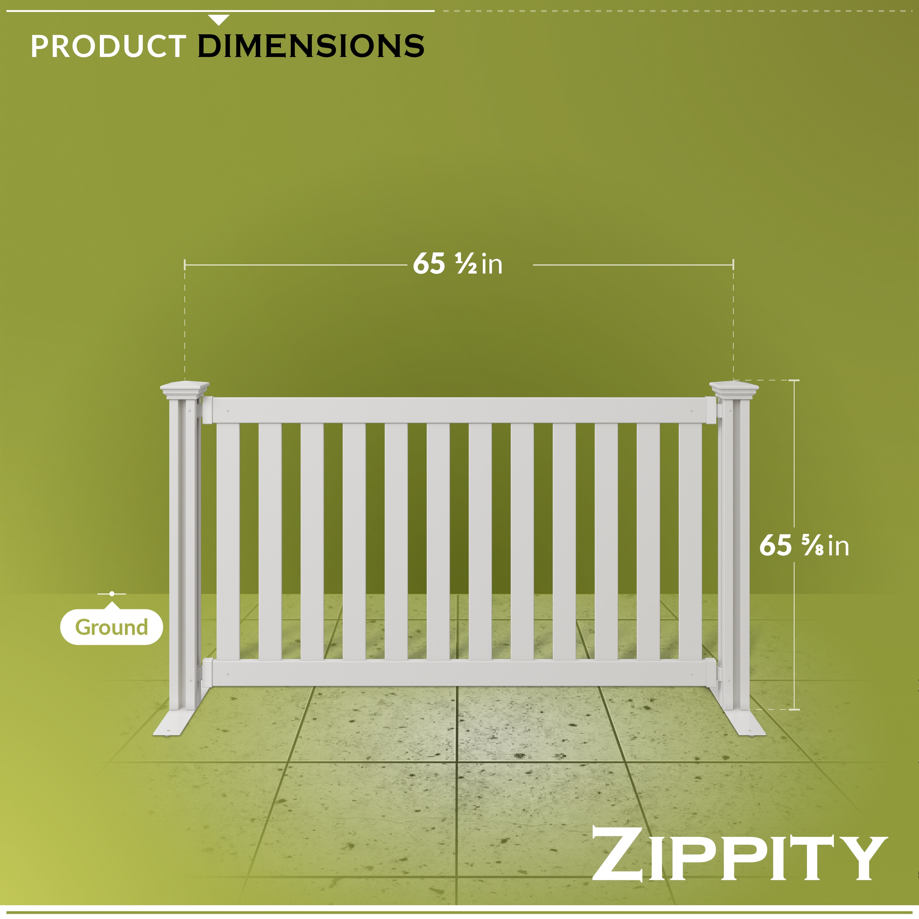 Zippity Outdoor Products ZP19062 Vinyl-Fence-Panels - View #6
