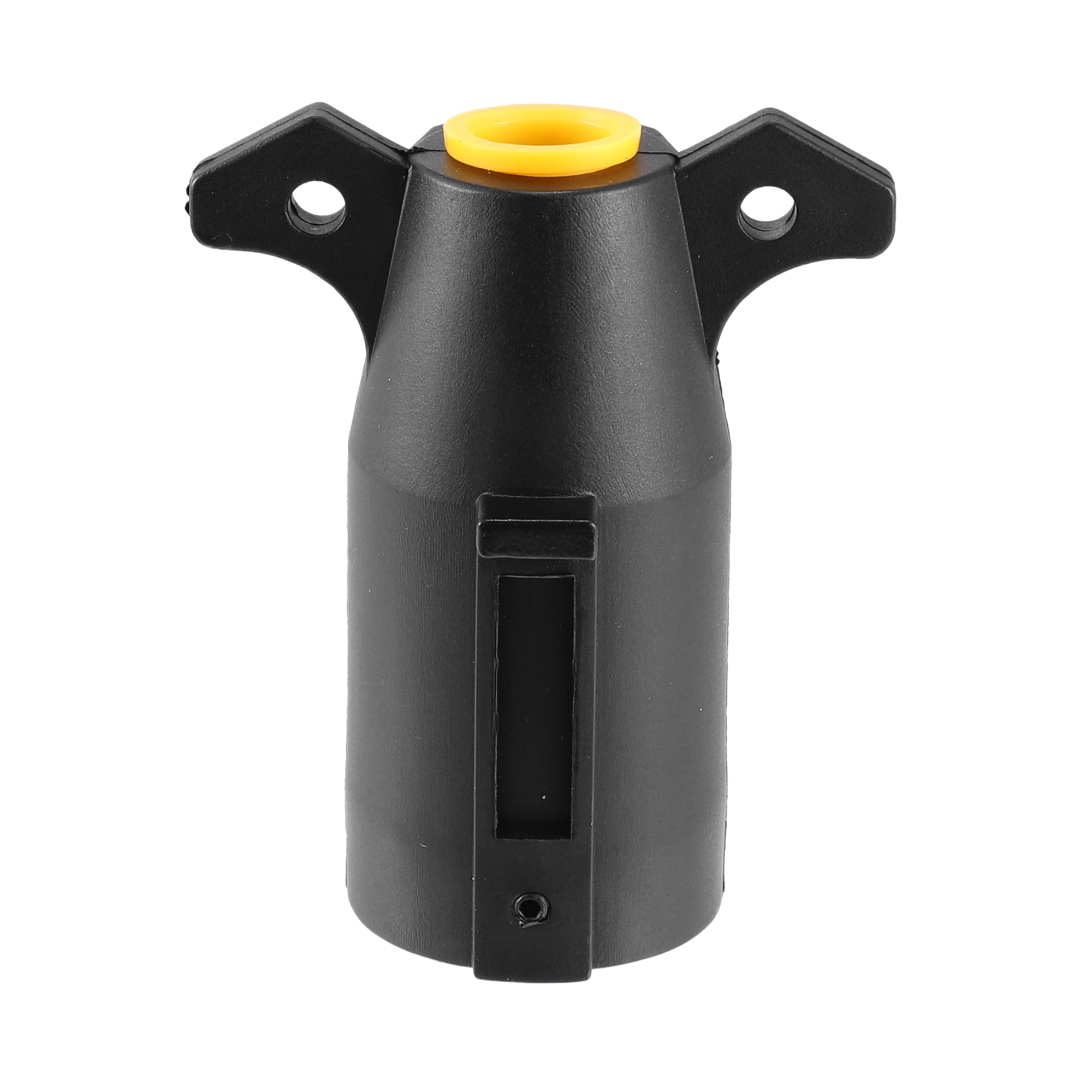 Unique Bargains 7 Pin Trailer Connector Side Replacement Plug Adapter 7-Way Round RV-Style Blade Wiring Harness Connector Waterproof Socket Towing Car 12V