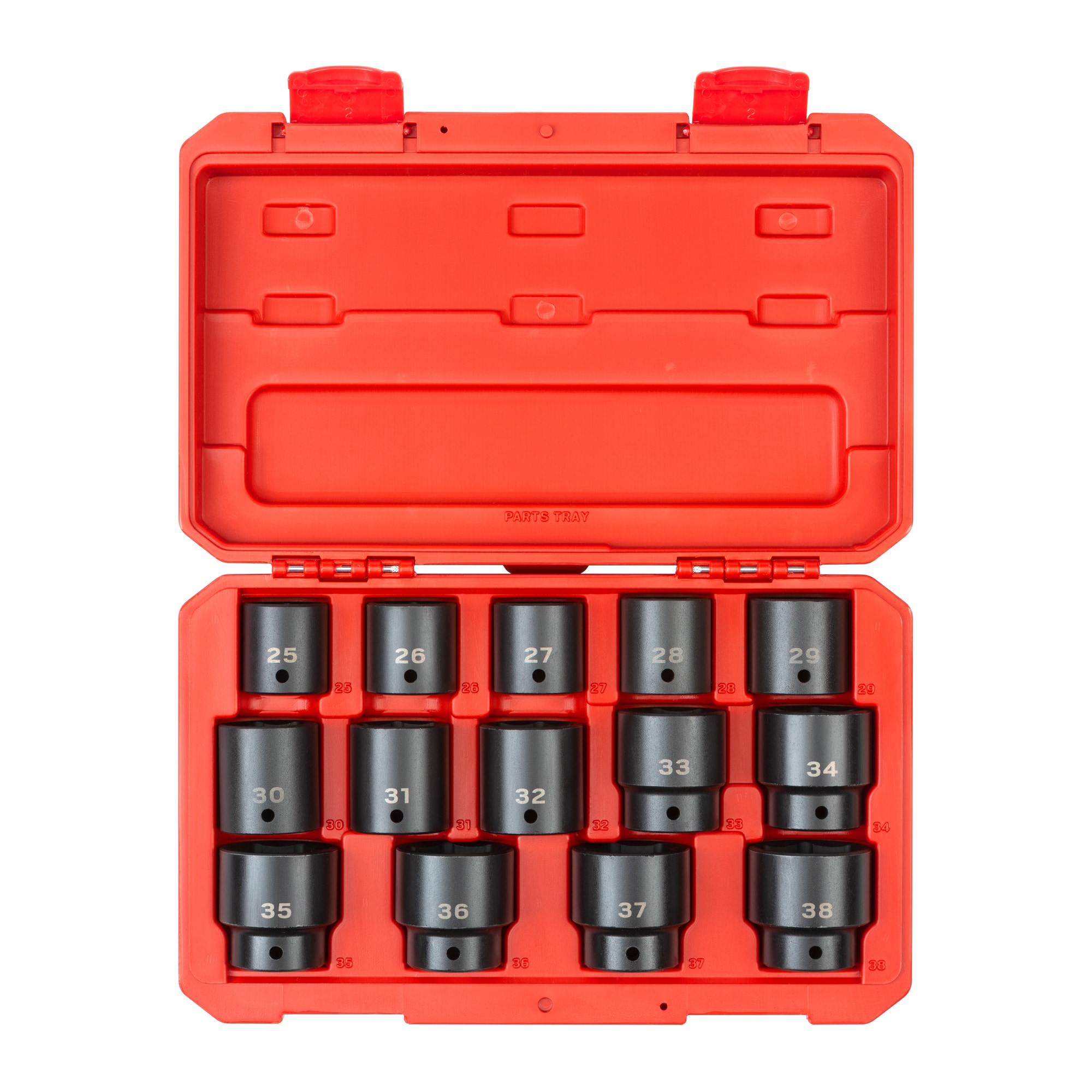 TEKTON 14-pc 1/2 in Drive Impact Socket Set (25-38mm) 6p Case SID92325 ...