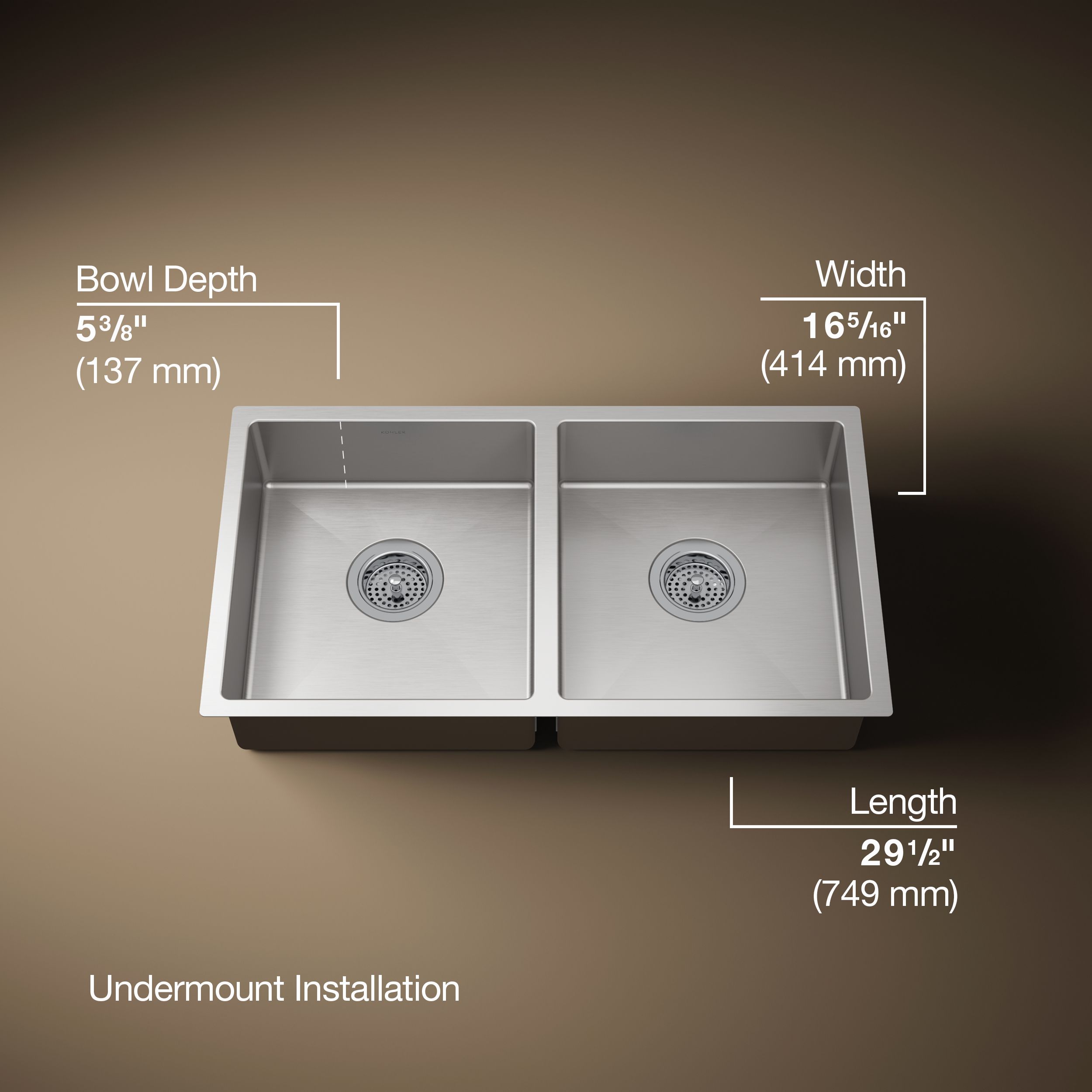 KOHLER 33155-NA Kitchen-Sinks - View #3
