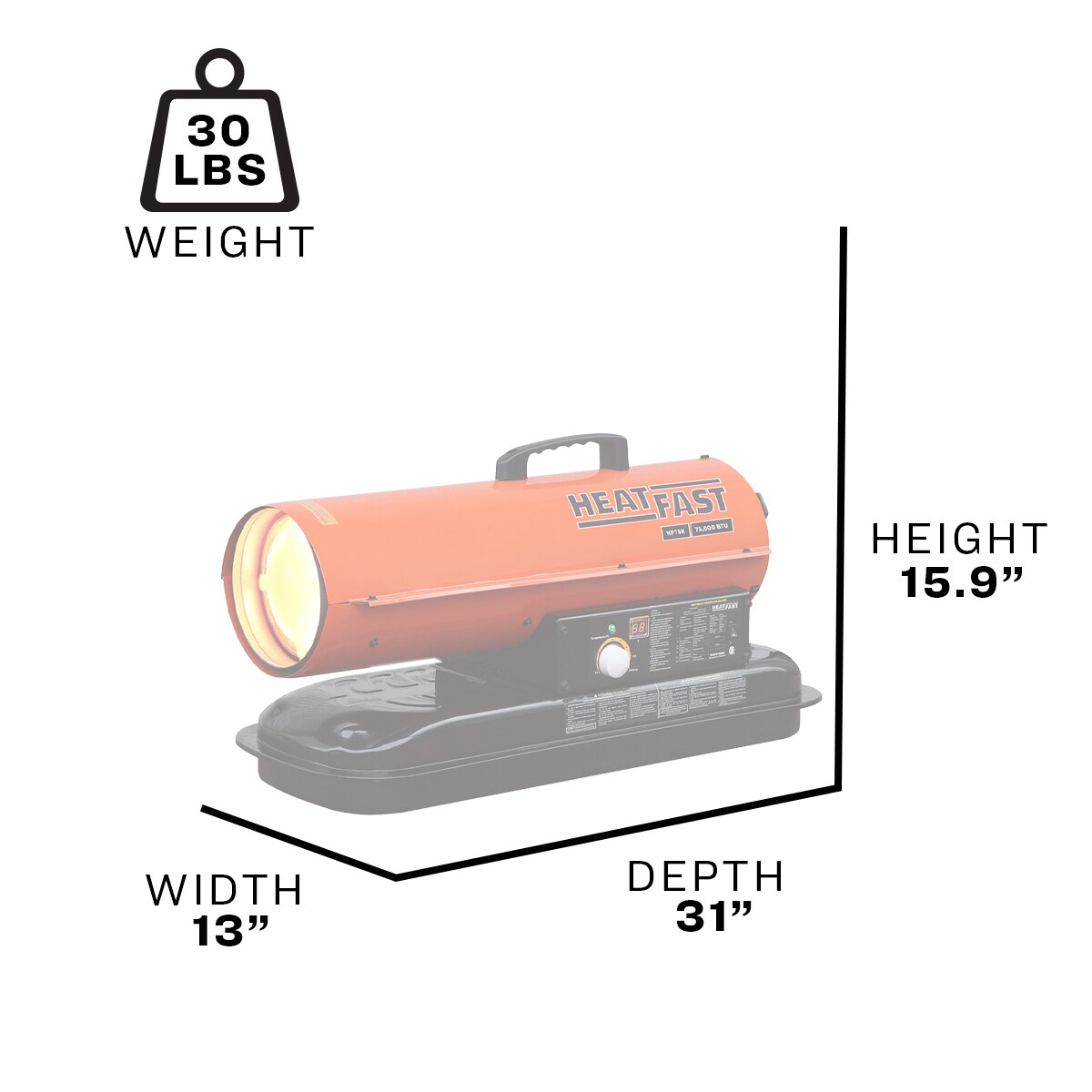 HeatFast HF75K Kerosene-Heaters - View #4
