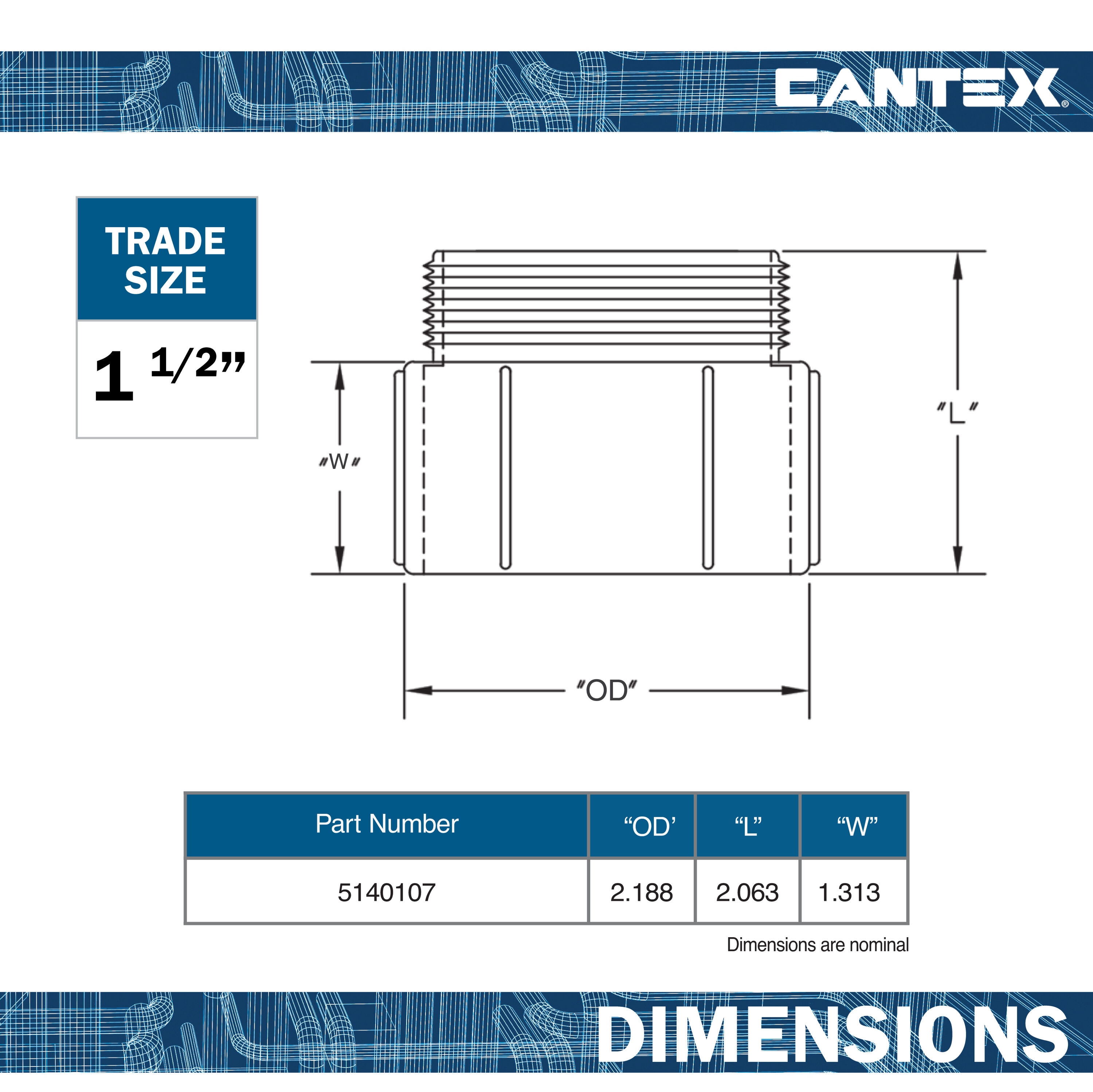 CANTEX L5140107 Conduit-Fittings - View #3