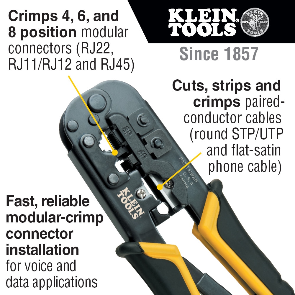 Klein Tools VDV226011SEN Wire-Strippers-Crimpers-Cutters - View #2
