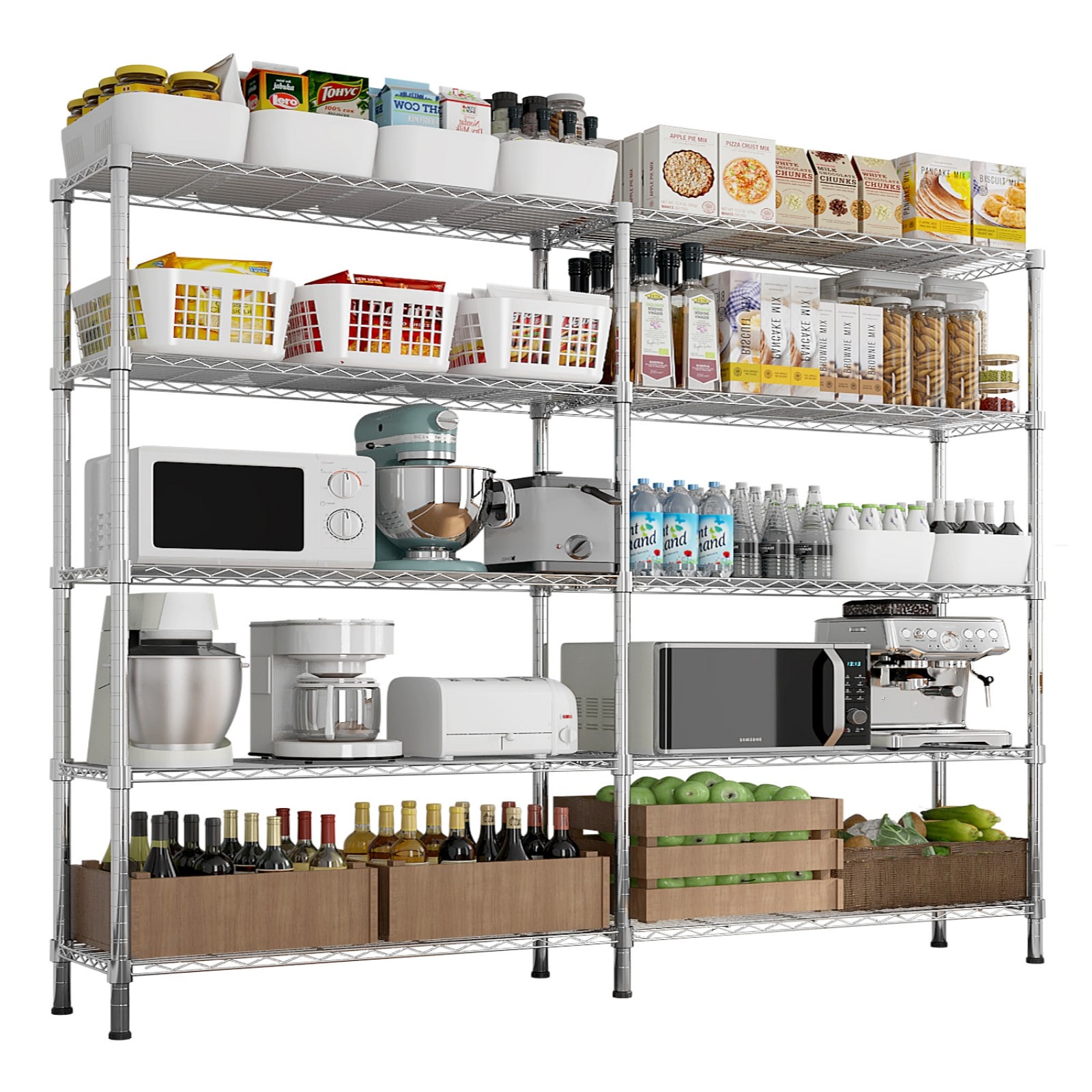 GlasFlength LW-FSU-081 Free-Standing-Shelving - View #3