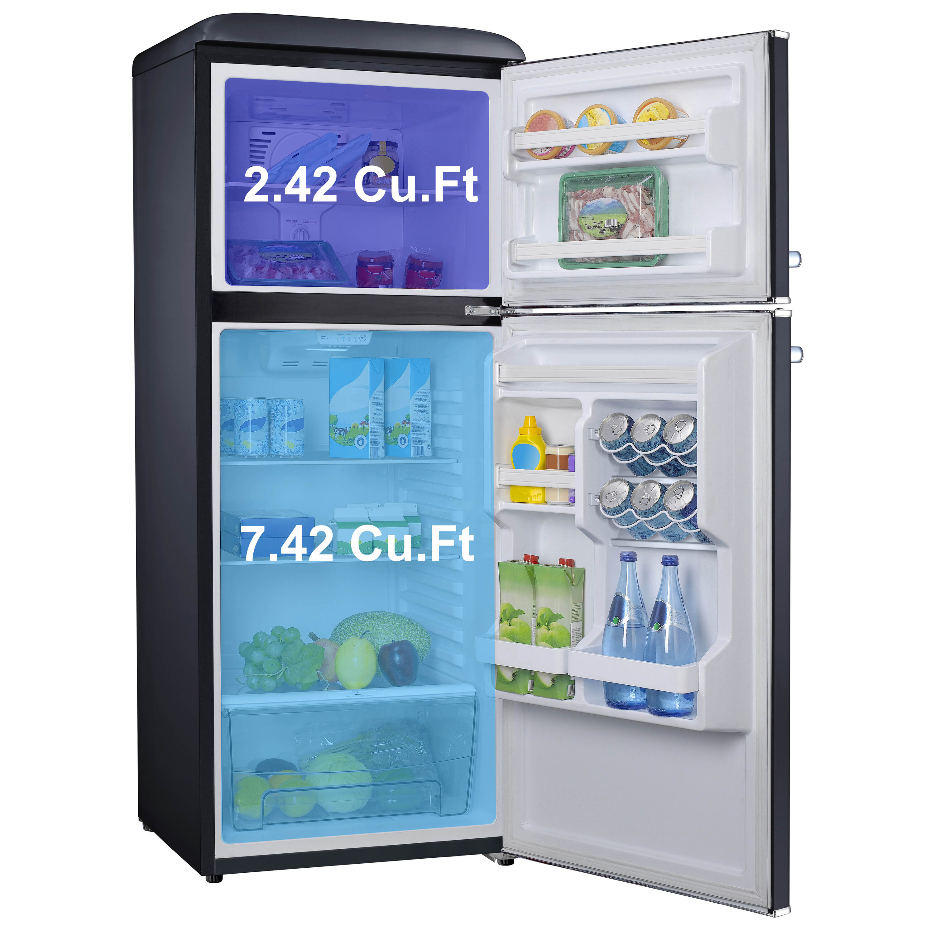 Galanz GLR10TBKEFR Top-Freezer-Refrigerators - View #7