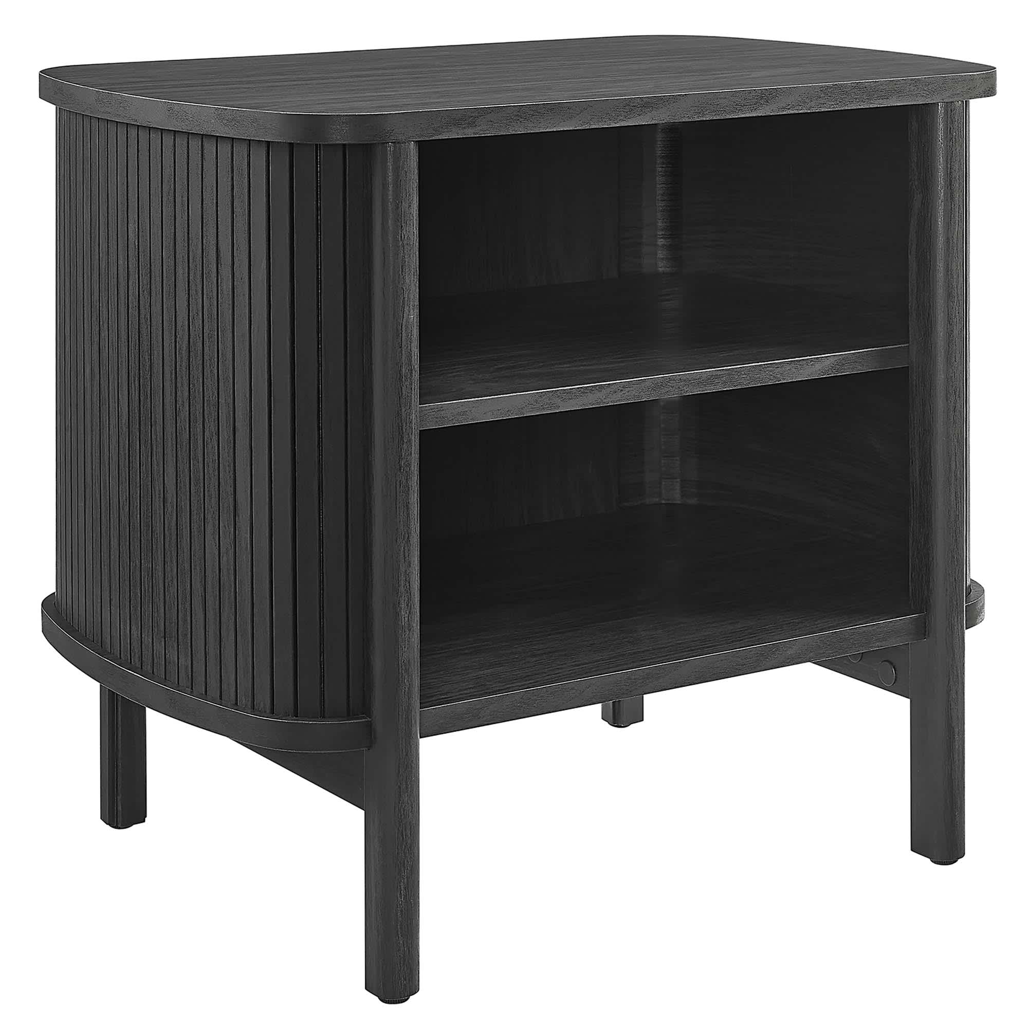 Cadence Open Nightstand in Black