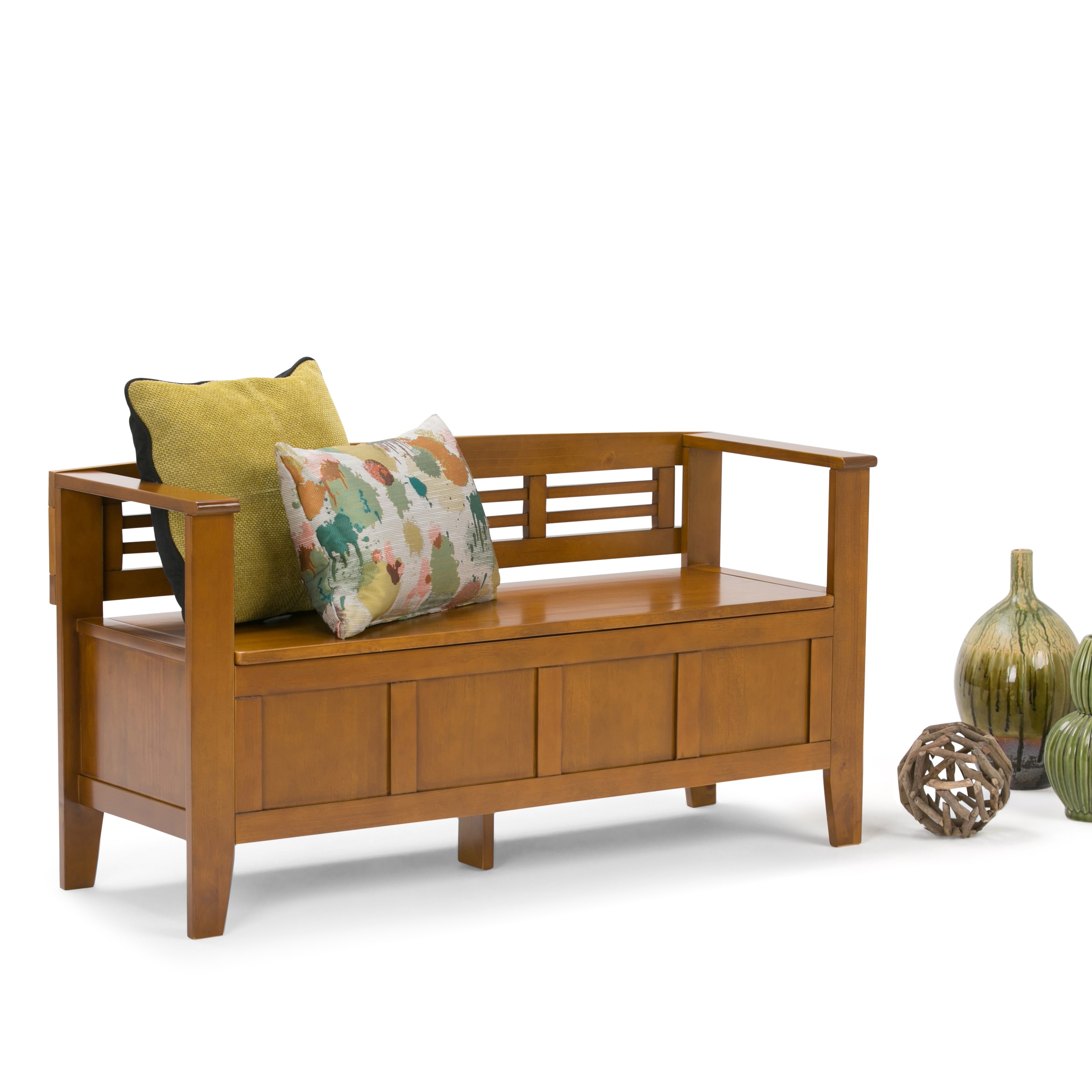 Simpli Home 3AXCADABEN-ALB bench - View #8