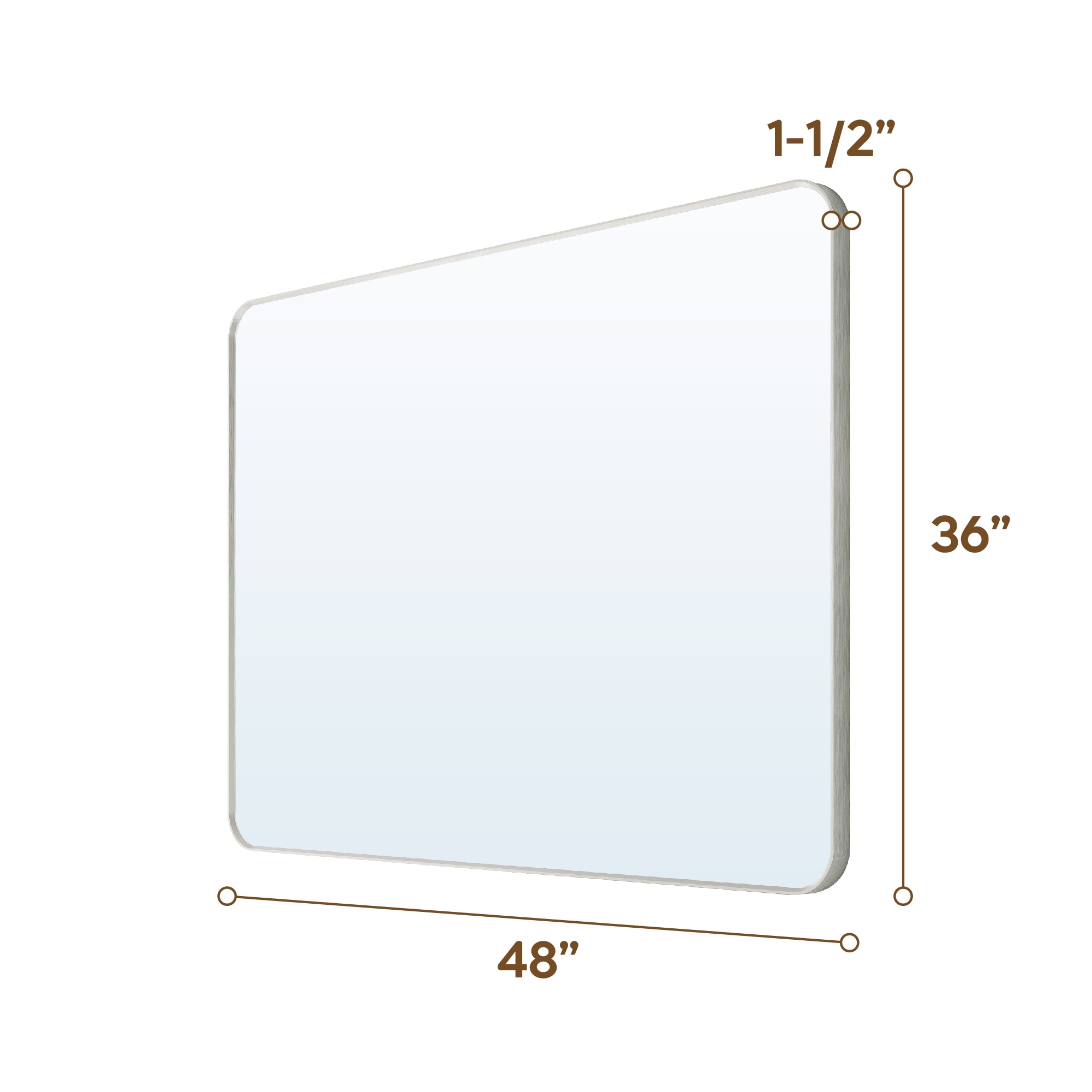 WELLFOR EX-2MC1526LBK Framed-Bath-Mirrors - View #8