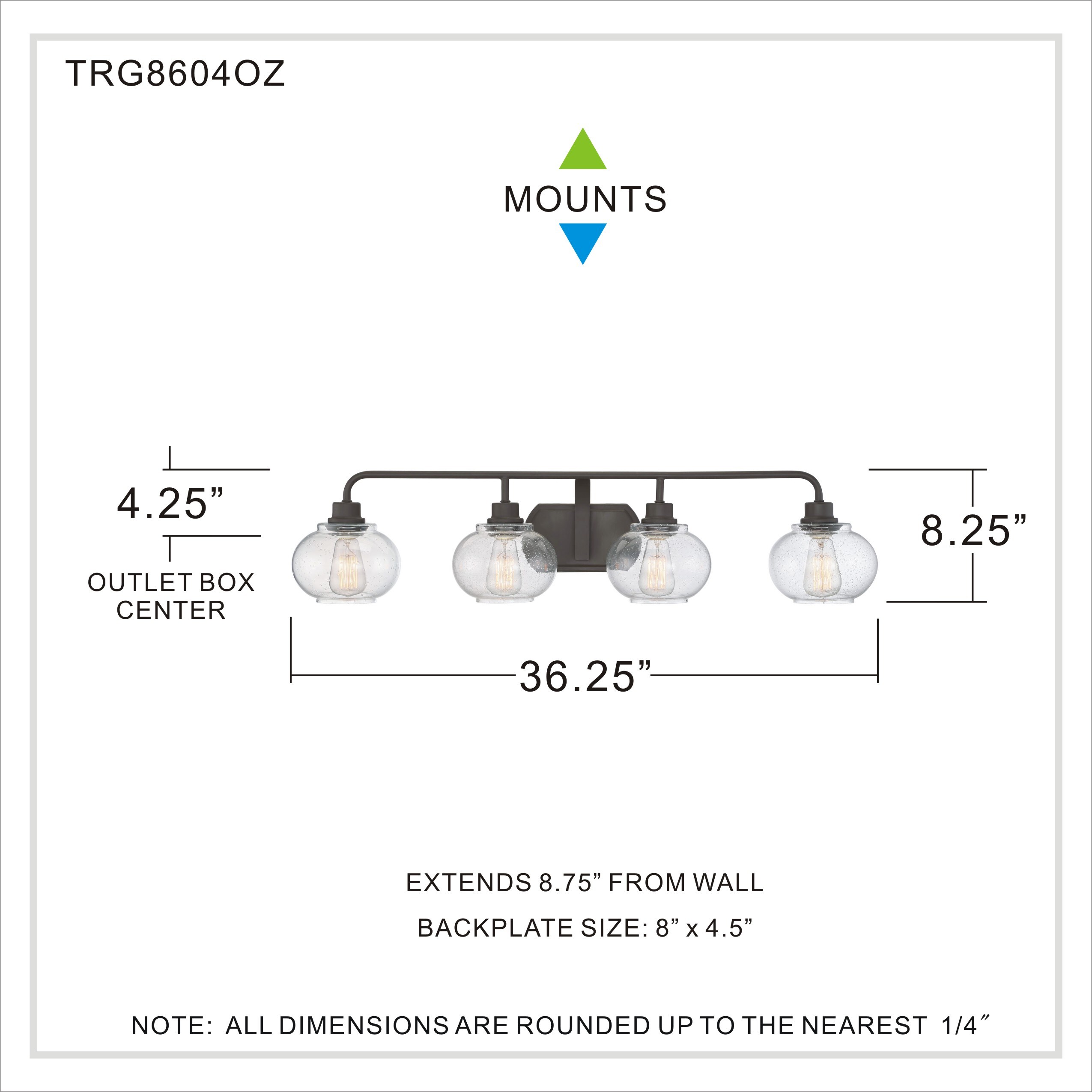 Quoizel TRG8604OZ b089995 - View #6