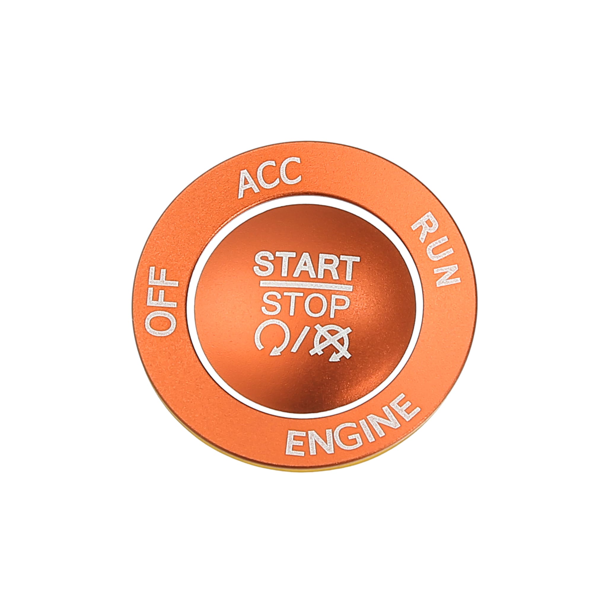 Unique Bargains Engine Start Stop Button Cover Kit One Click Push Start ...