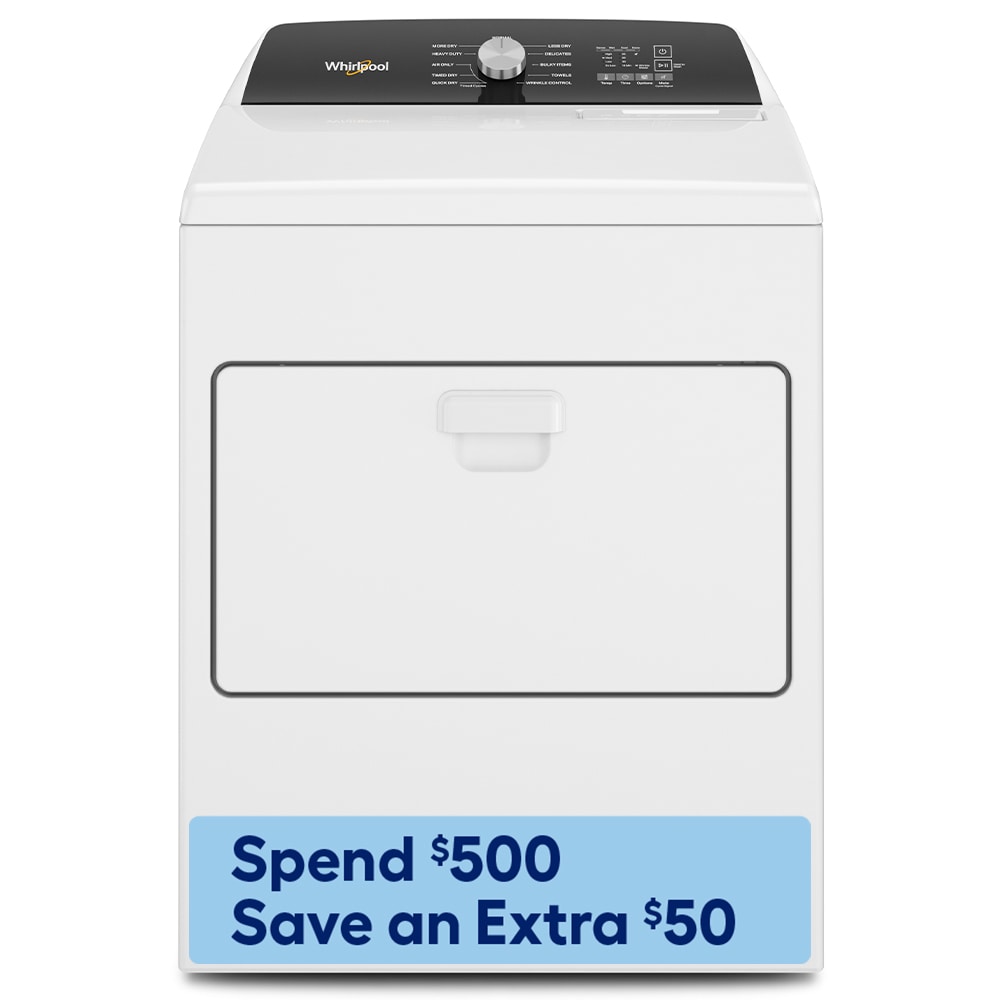 Whirlpool 7-cu ft Electric Dryer (White) in the Electric Dryers 