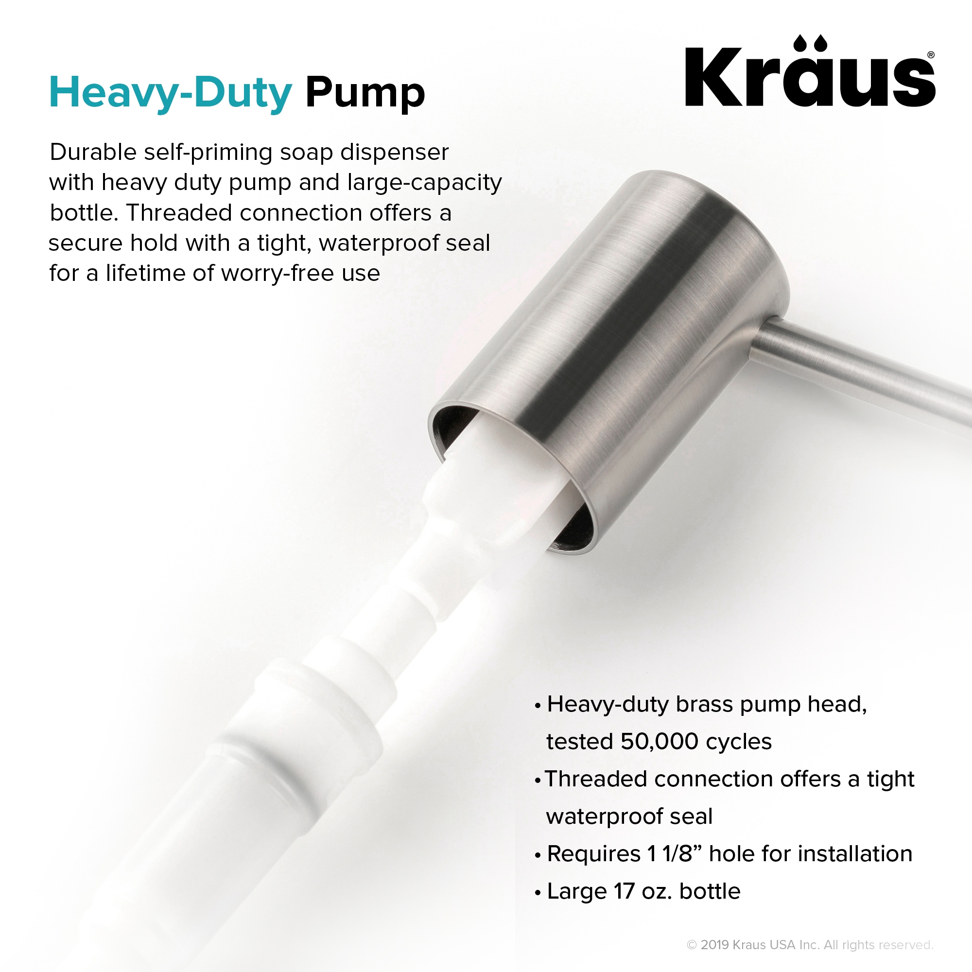 Kraus KSD-43SFS Soap-Lotion-Dispensers - View #5