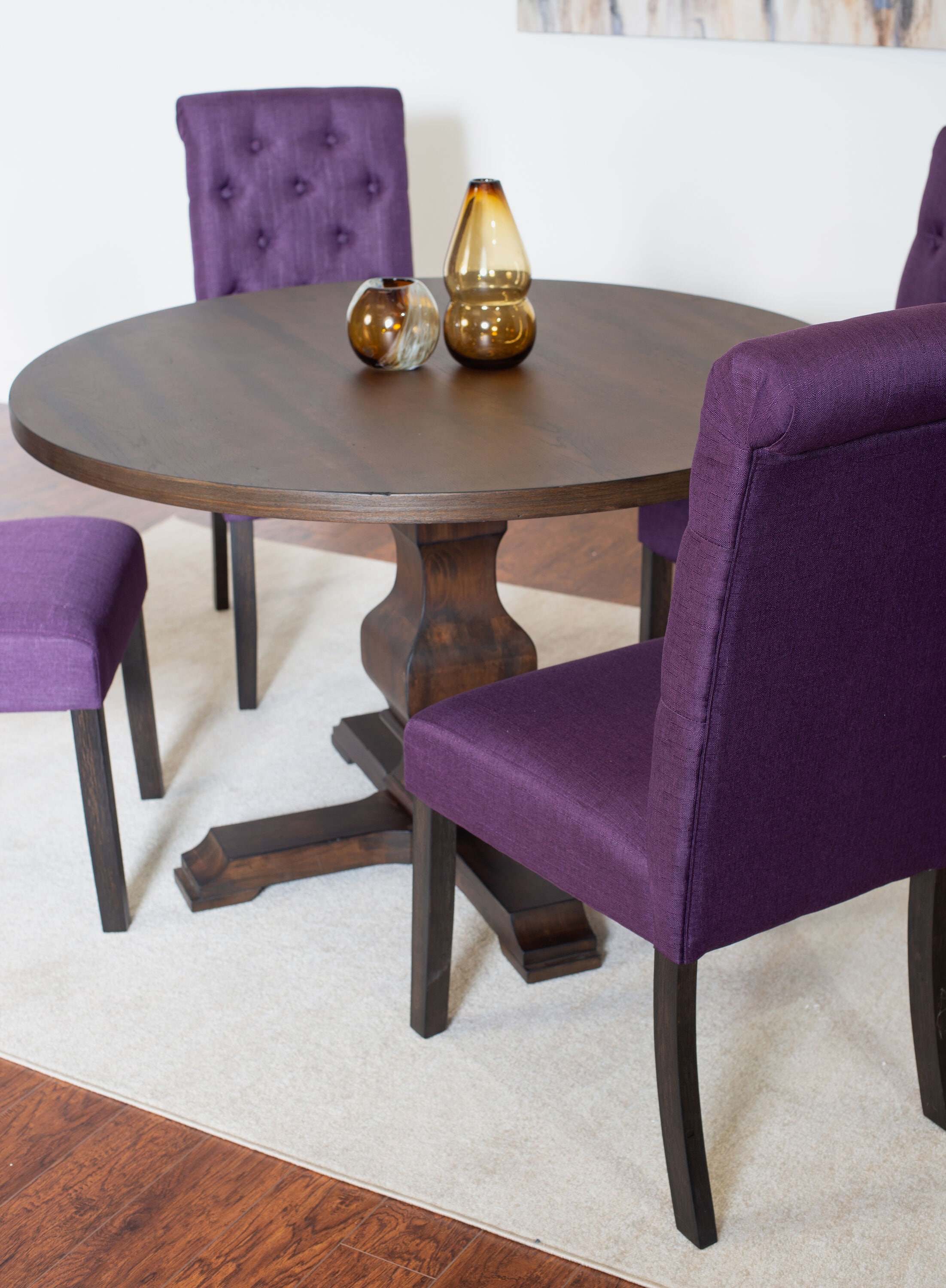 Roundhill Furniture T407-C361PLX2 Dining-Sets - View #3