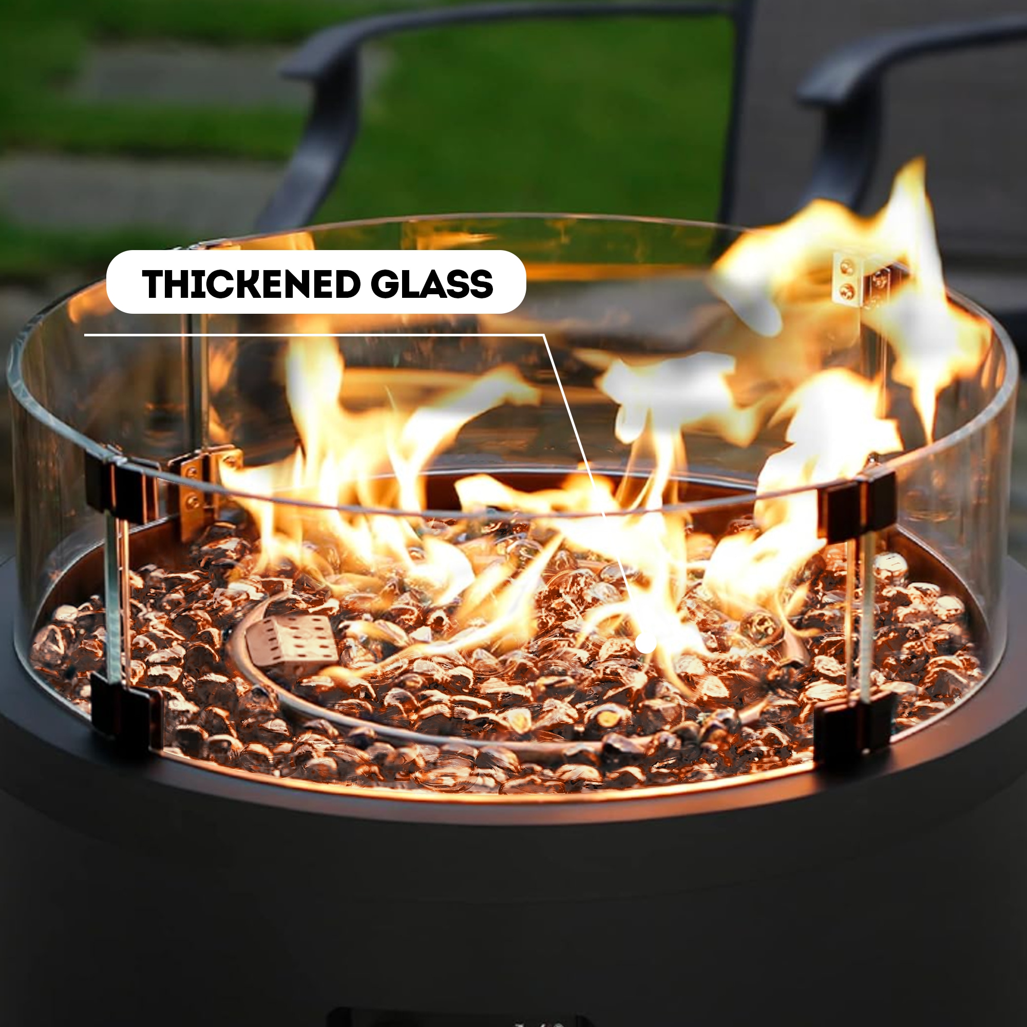 UPHA PL-BLS-GOLD-5 Fire-Glass - View #6