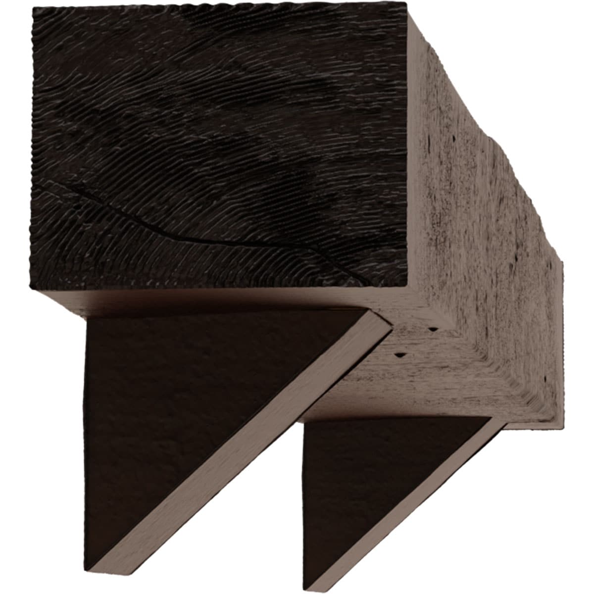 Ekena Millwork MANURC04X08X60BKZM Mantel-Shelves - View #4