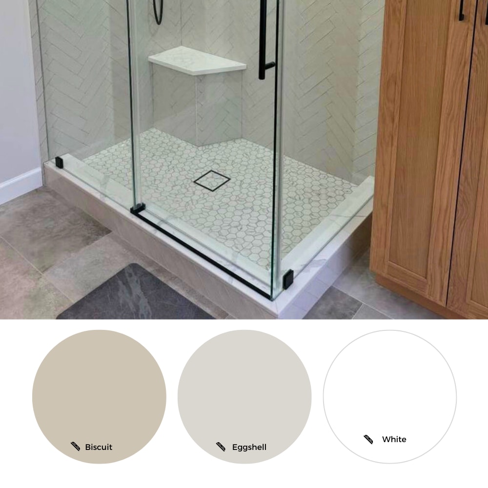 Venato White Hexagon Recycled Glass Mosaic Tile Sheet