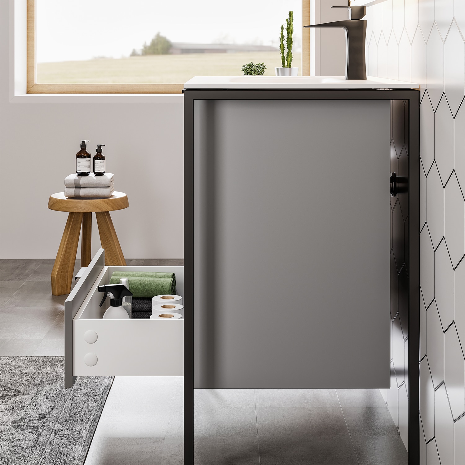 Eviva EVVN120-24GR Bath-Vanity-Combo - View #6