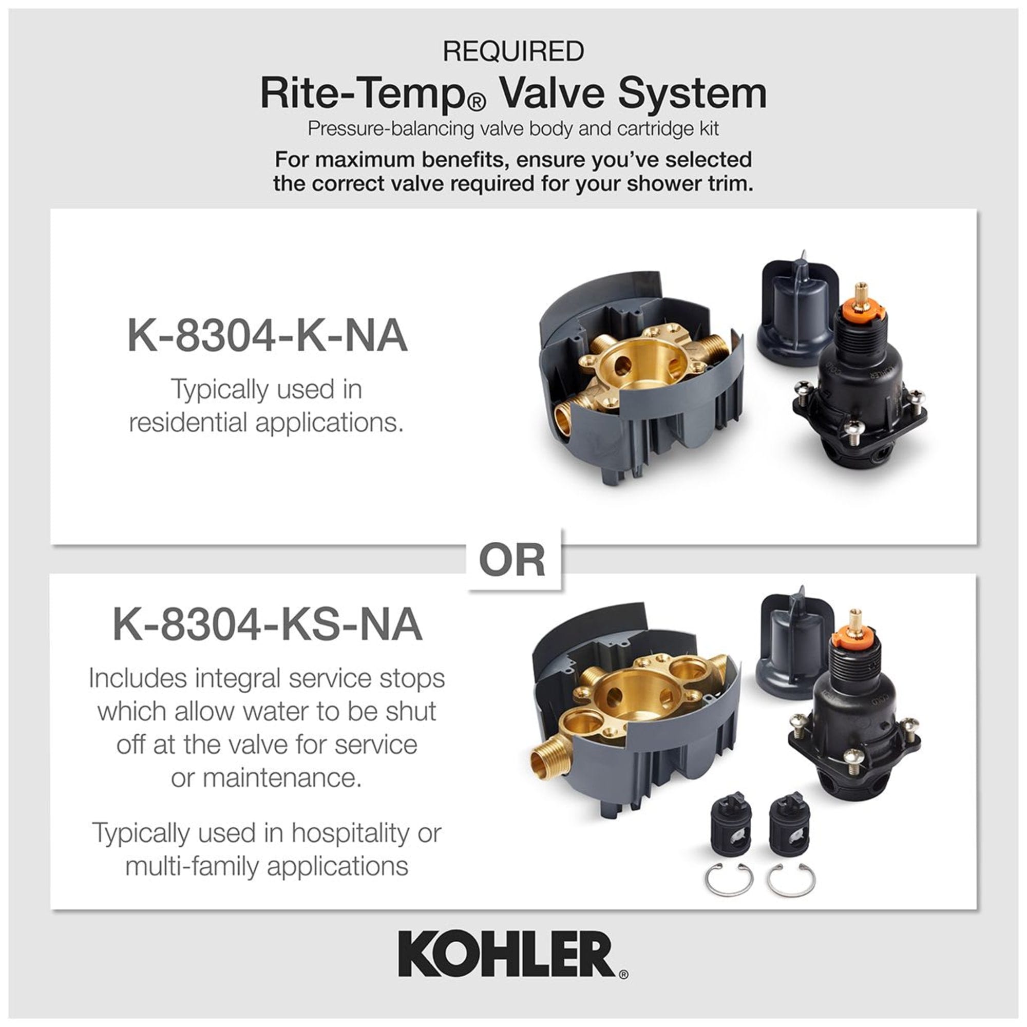 KOHLER K-TS97077-4G-2MB Shower-Handles - View #4