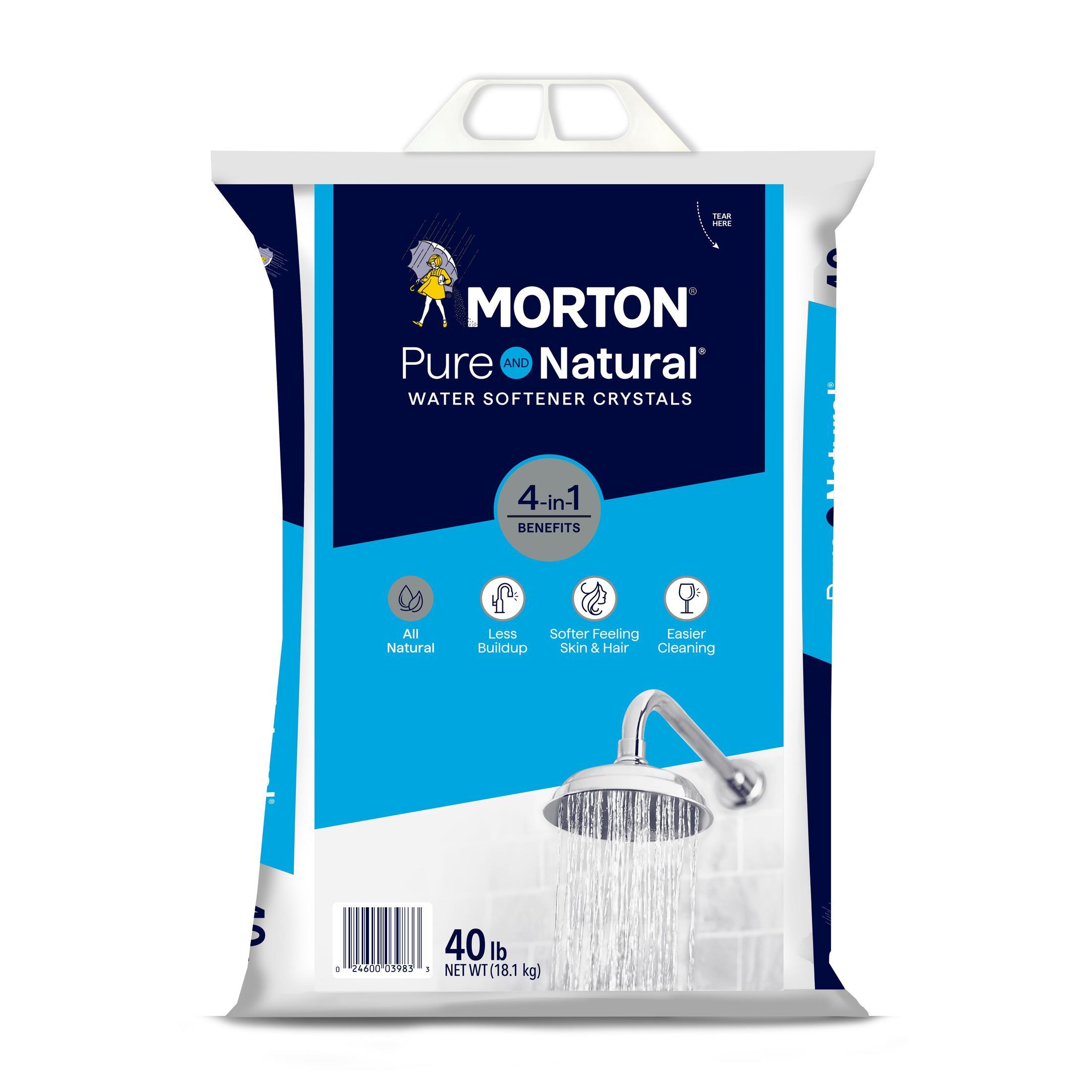 Morton 3983 40-lb Water Softener Salt Solar crystals