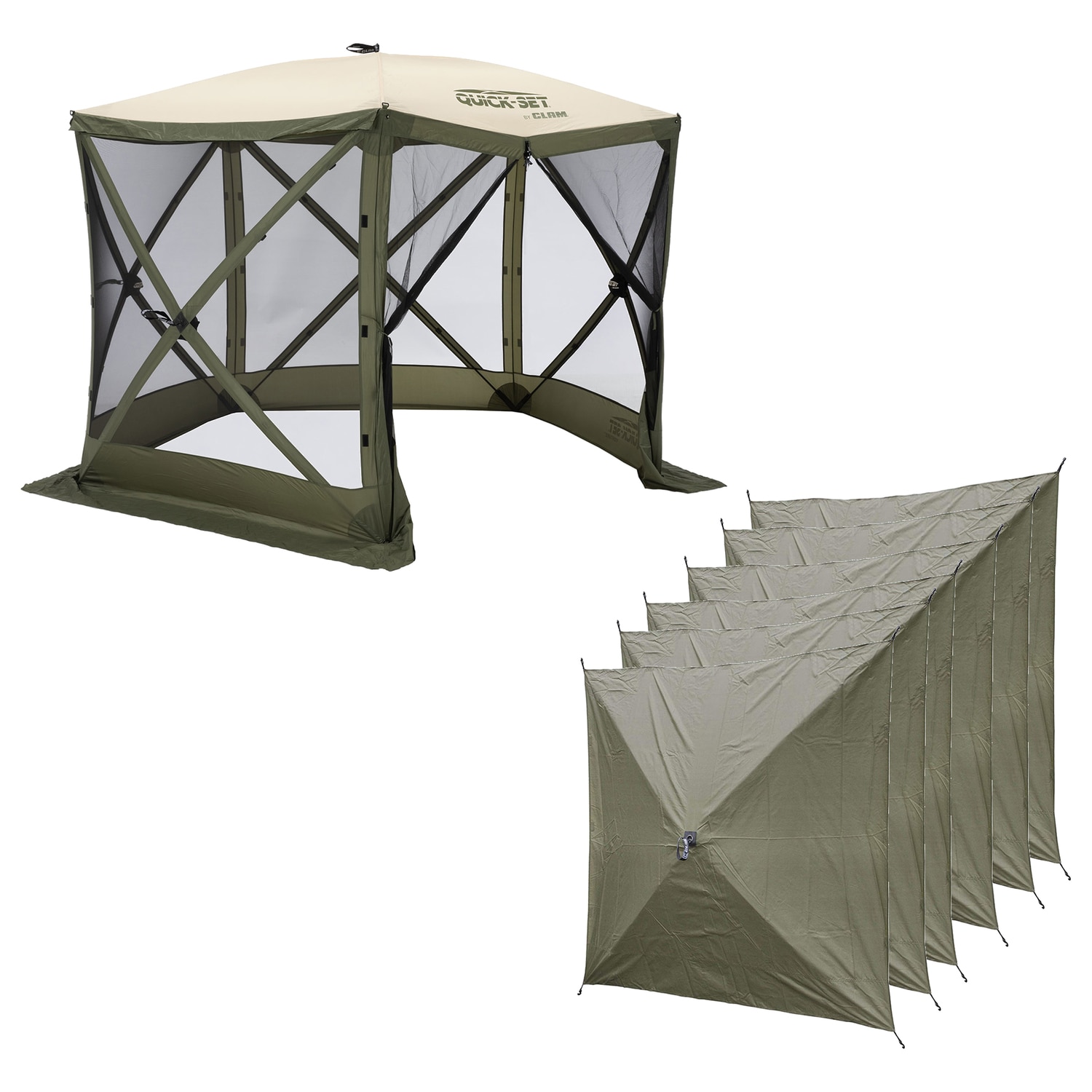 Clam screen shelters hotsell