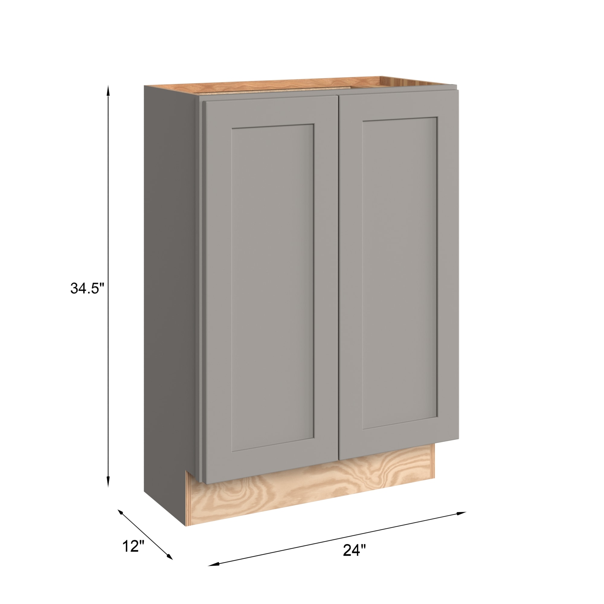 KraftMaid Momentum B2412.FHG81 Cabinets-Kitchen - View #3