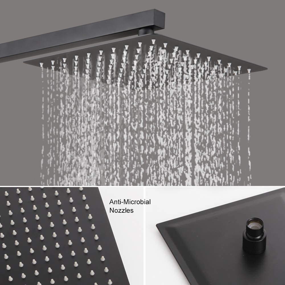 Clihome MS-A3809-12MB Showerhead-Bar-Panels - View #3