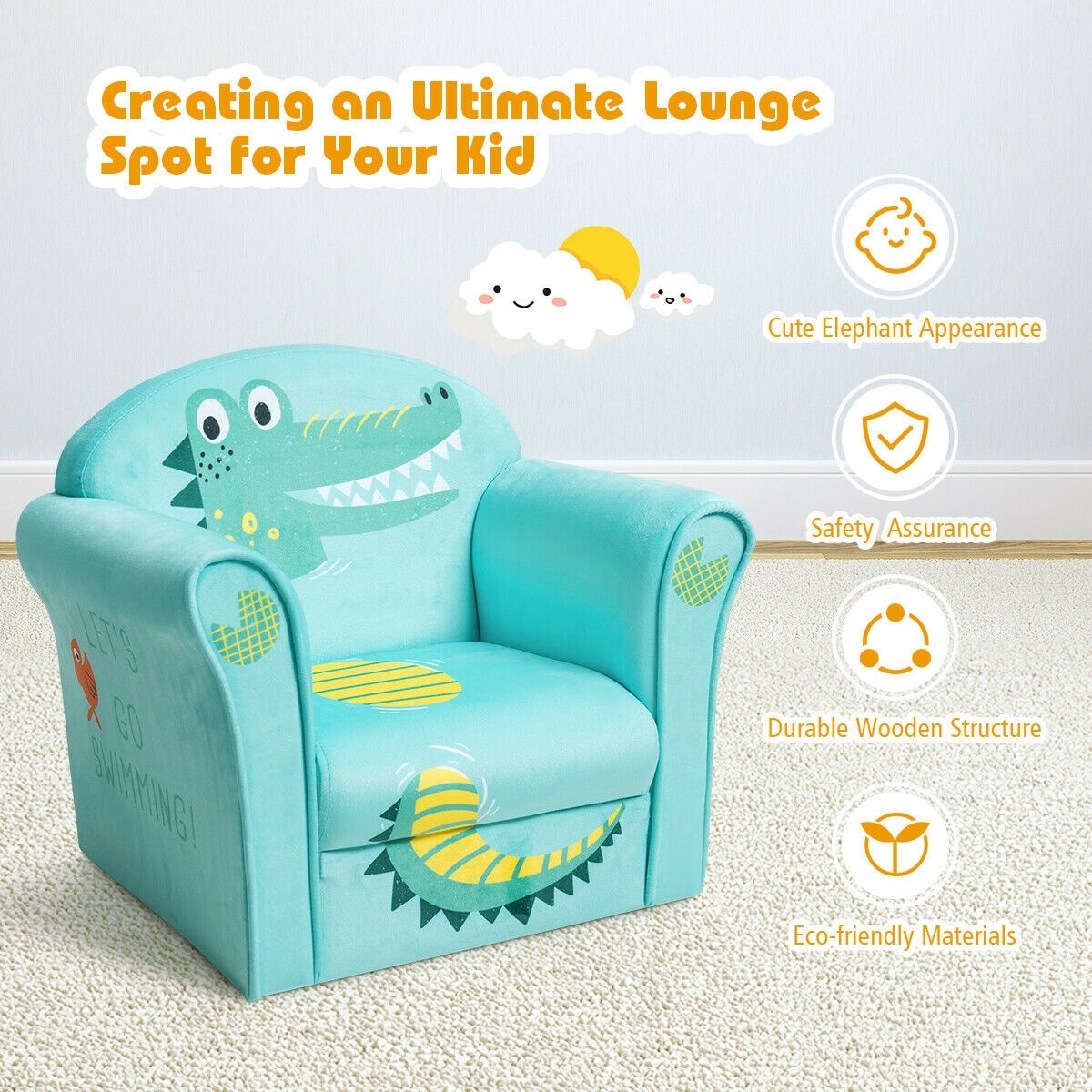 Slickblue D-CO-63456WH Kids-Chairs - View #5
