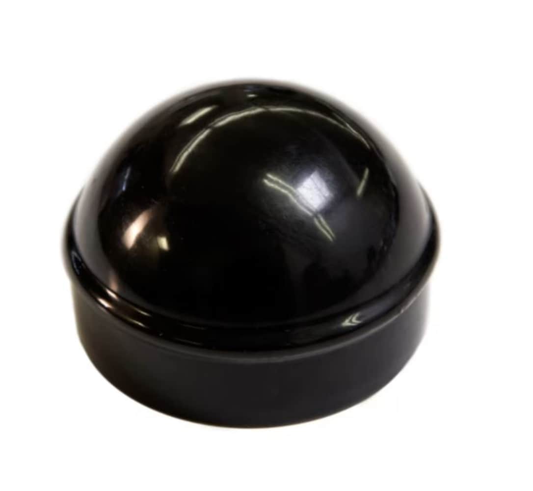 Merchants Metals 57070088 Black Chain-link fence Post cap - Fits Common Post Measurement: 2-3/8-in x 2-3/8-in