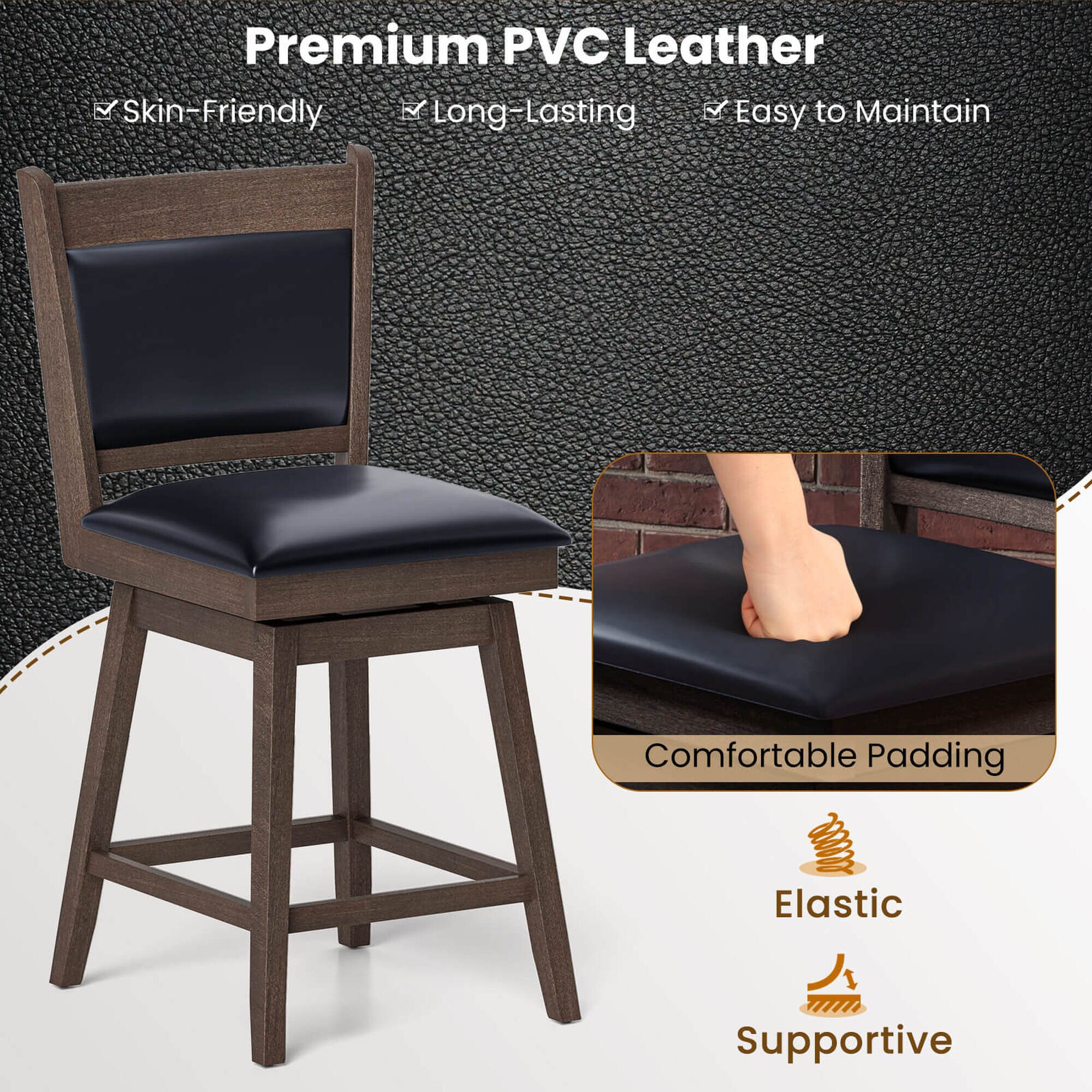 Costway HCST04622 stools - View #5