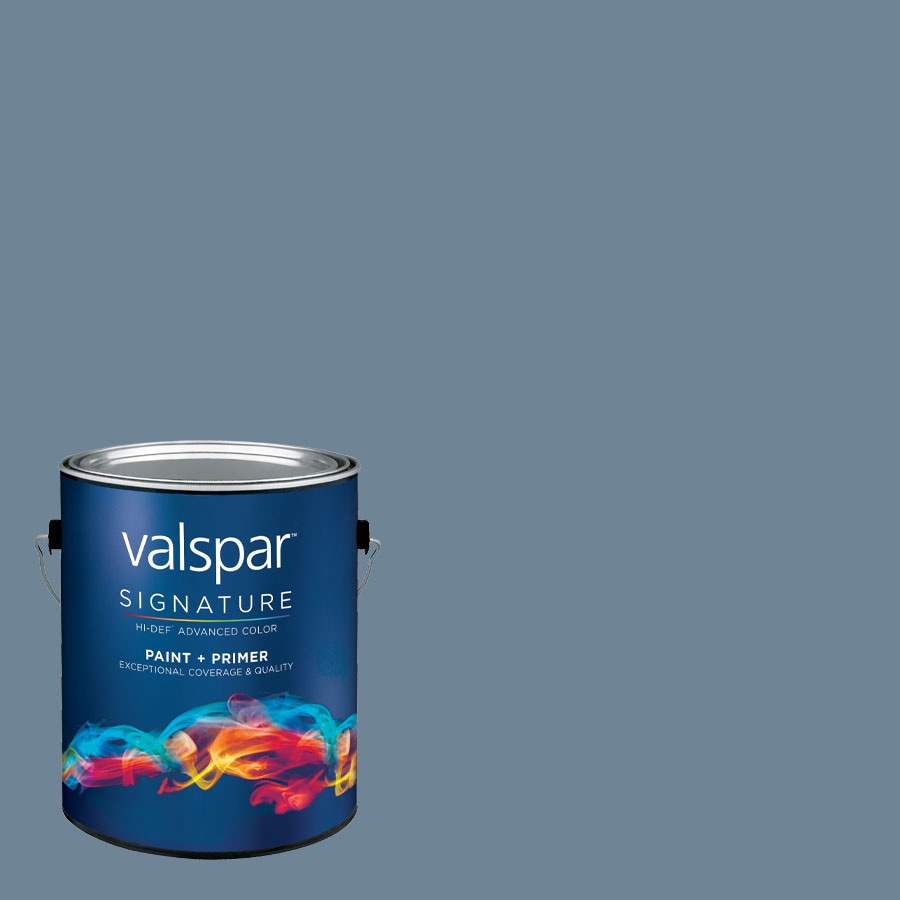 Creative Ideas for Color by Valspar CI197-MIDNIGHTF49494 Matte Midnight Fog Pre-tinted Latex Interior Paint + Primer (1-Gallon)