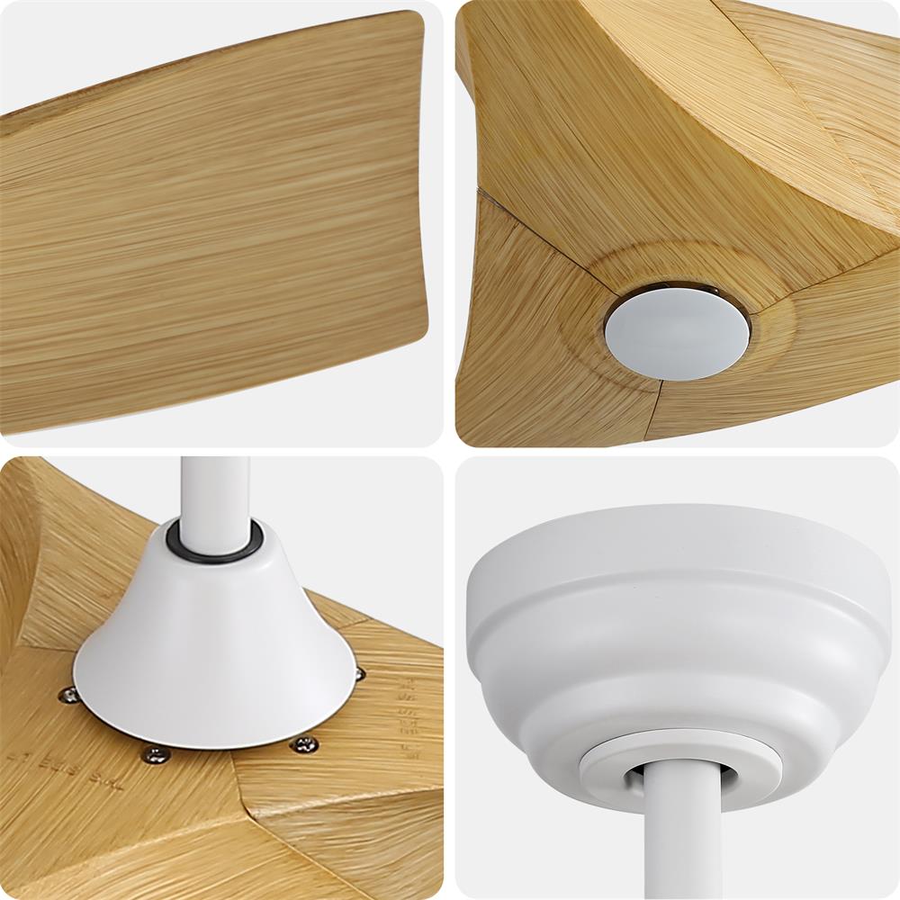 Sofucor LW-52159-WH-WD-QMW Ceiling-Fans - View #10