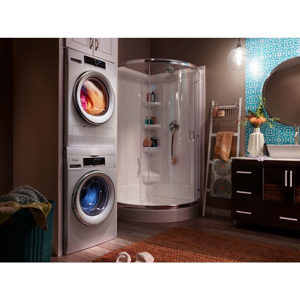 Best Buy: Whirlpool 4.3 Cu. Ft. Electric Dryer with Energy-Efficient Small  Space Dryer Technology White WCD3090JW