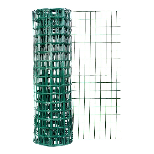 GARDEN CRAFT 50-ft x 4-ft Green PVC Coated Steel Welded Wire