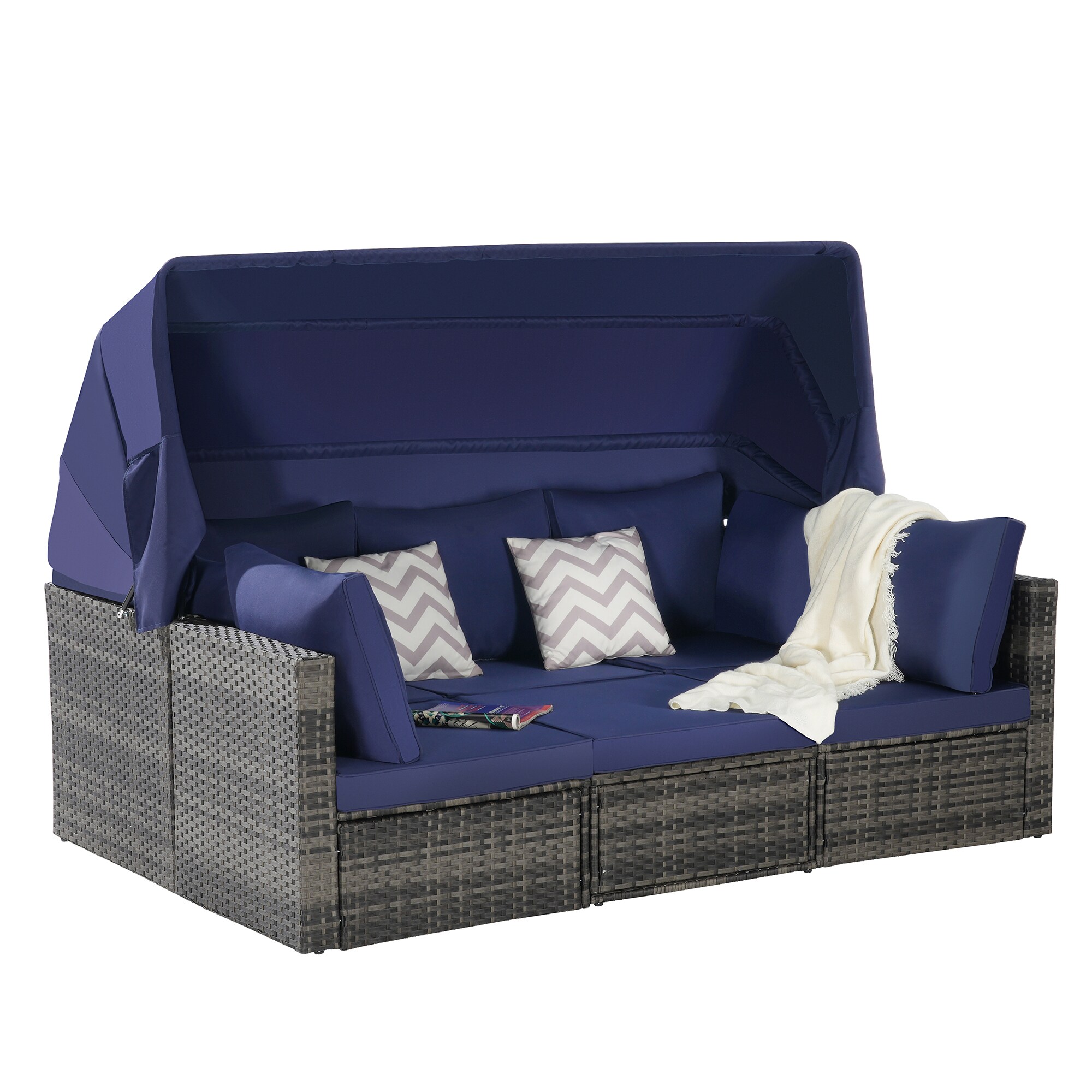 SINOFURN SYB670032BL Patio-Sofas-Daybeds - View #3