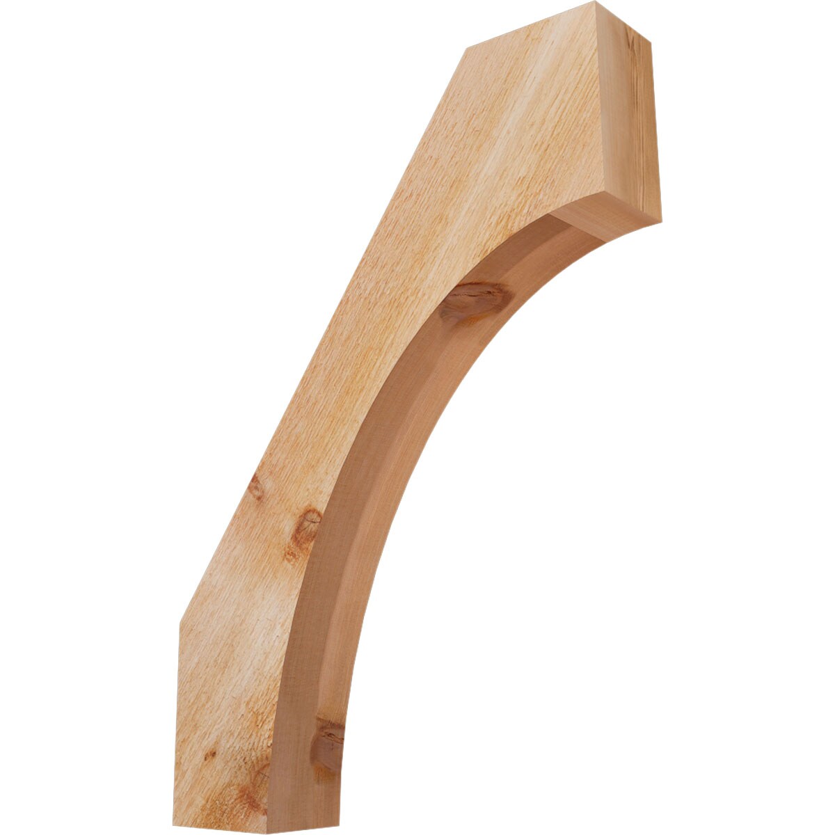 Ekena Millwork BRC04X20X28WTL00RWR 4-in x 20-in x 28-in Western Red Cedar Unfinished Wood Westlake Tough Sawn Knee Brace