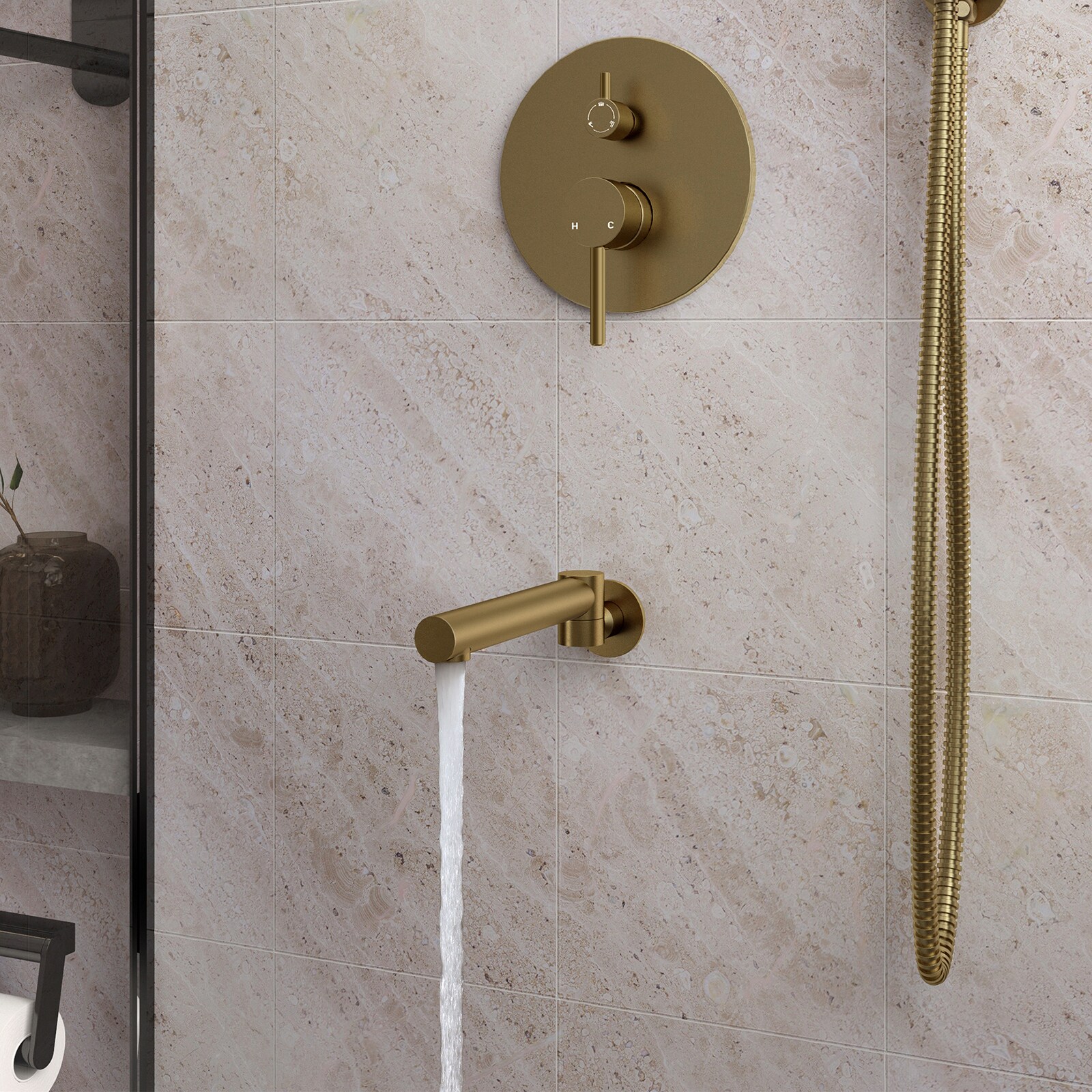 Mondawe MO6006-10BN Showerhead-Bar-Panels - View #6