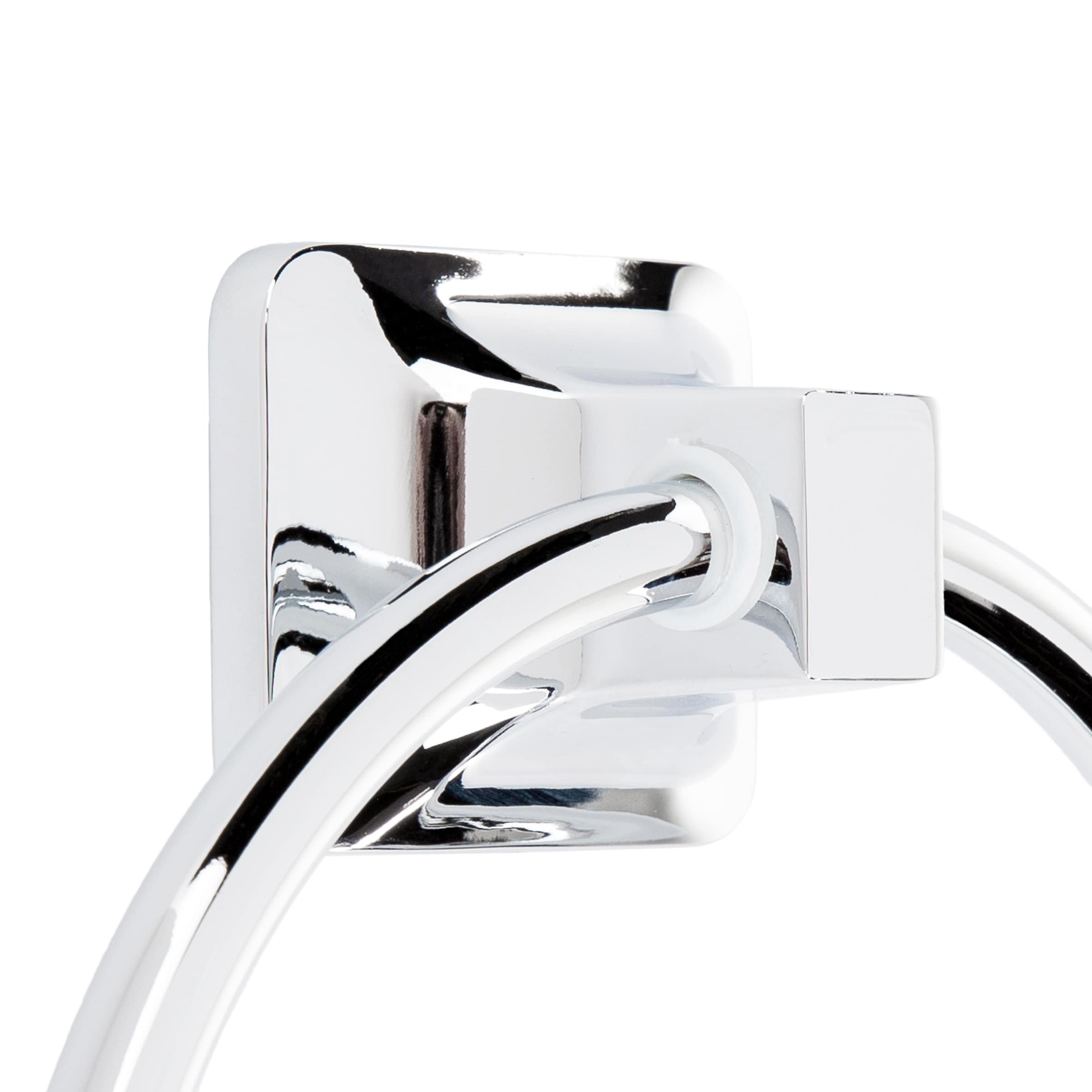 Project Source Seton Chrome Wall Mount Single Towel Ring in the Towel Rings  department at
