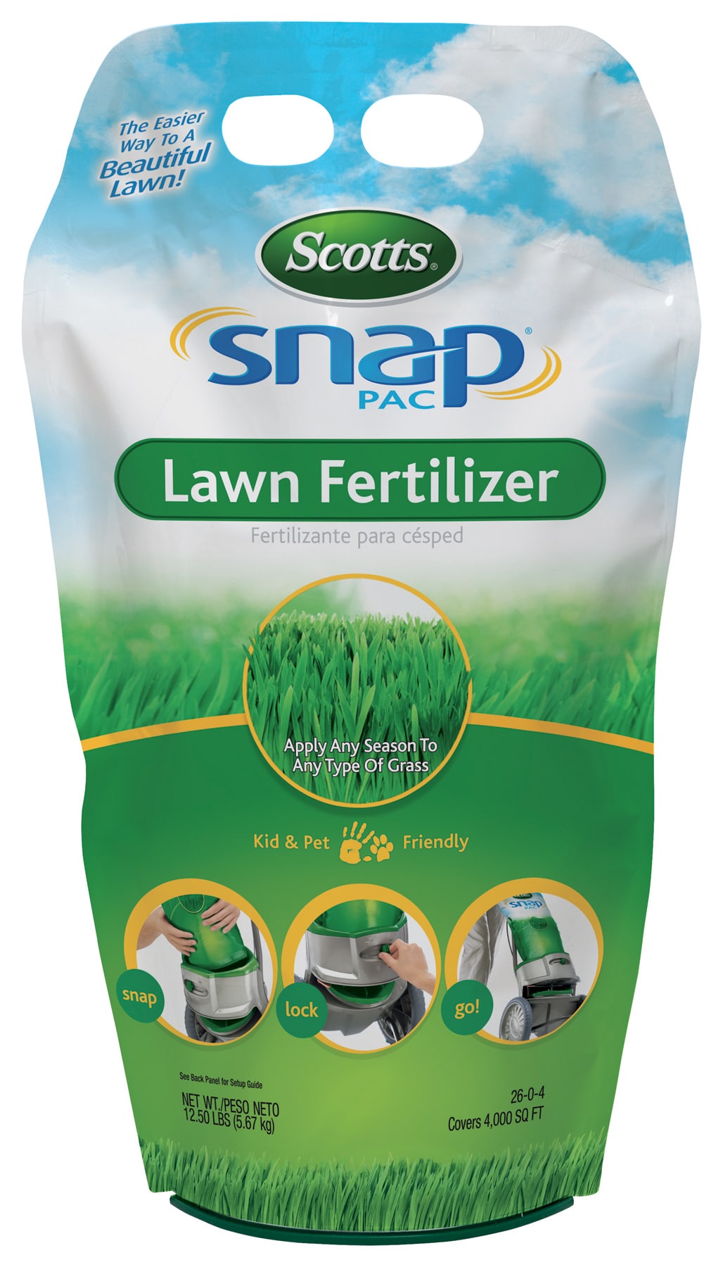 Scotts Snap Pac 13.42-lb 4000-sq ft 26-0-4 All-purpose Fertilizer at 
