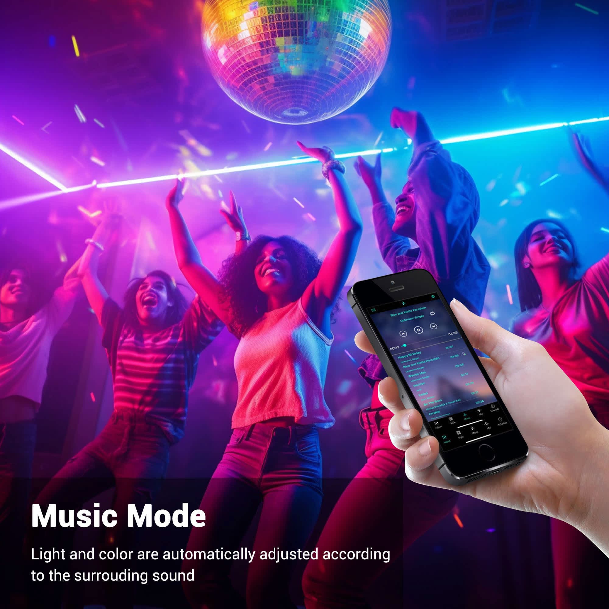 Yescom 11DSLSET4-100-RGB-LO Rope-Lights - View #2