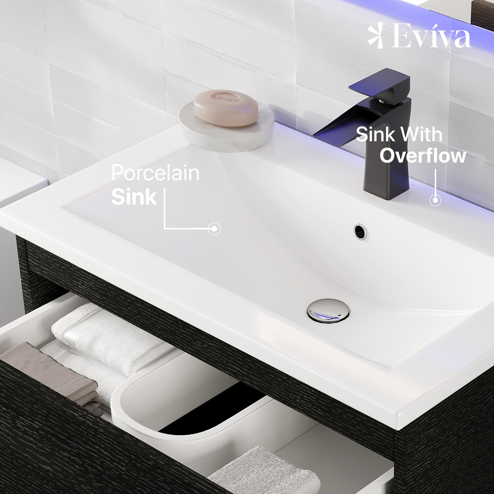 Eviva EVVN23-28BW-WM Bath-Vanity-Combo - View #4