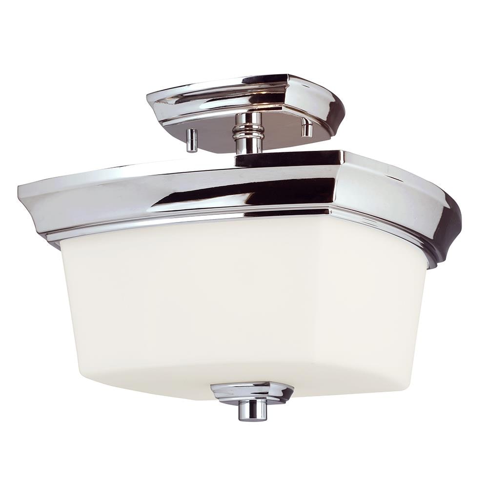 EGLO 203983A Vlacker 2-Light Chrome Semi mount light