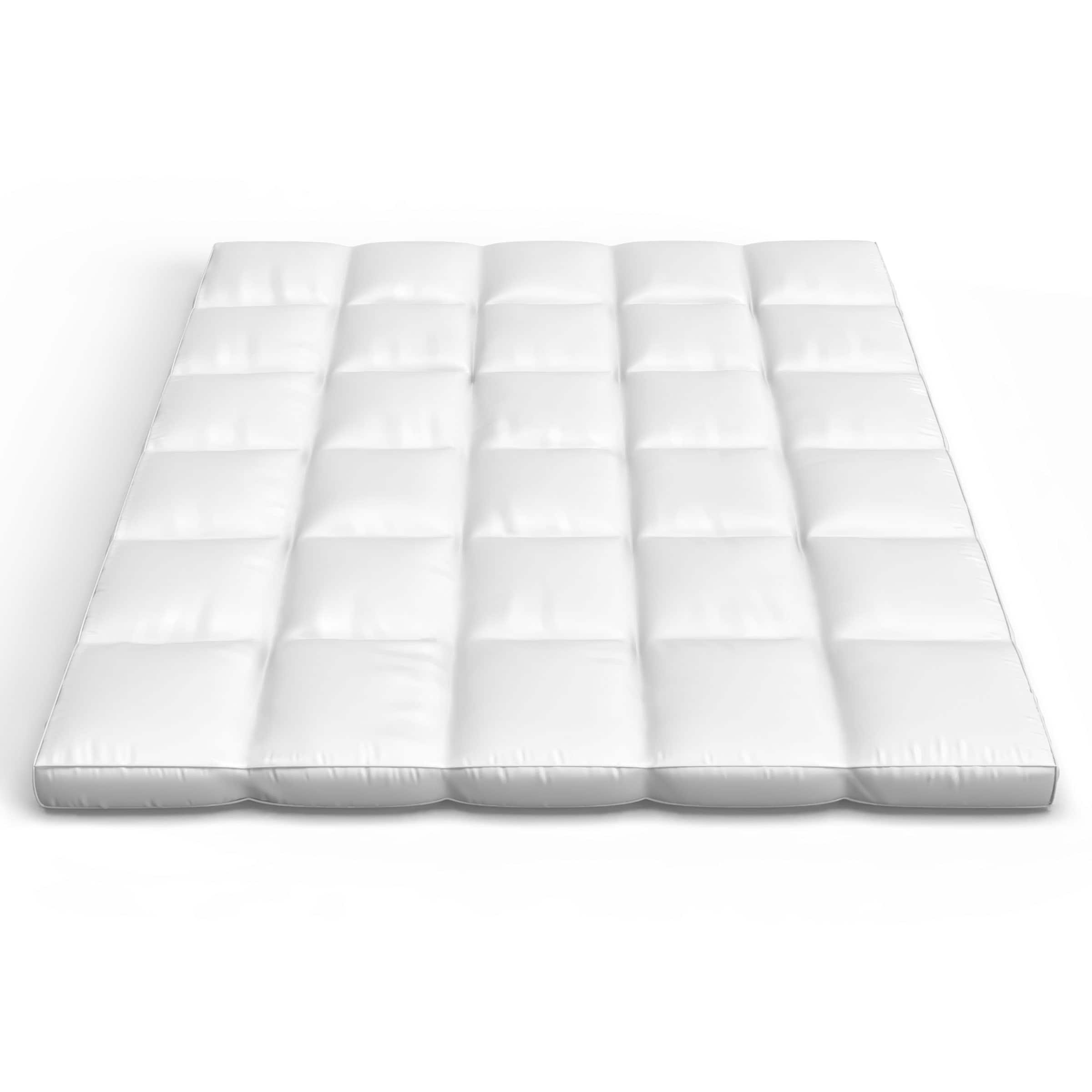 Hastings Home 64-17-K 78-in D Cotton Queen/King Encasement Mattress pad
